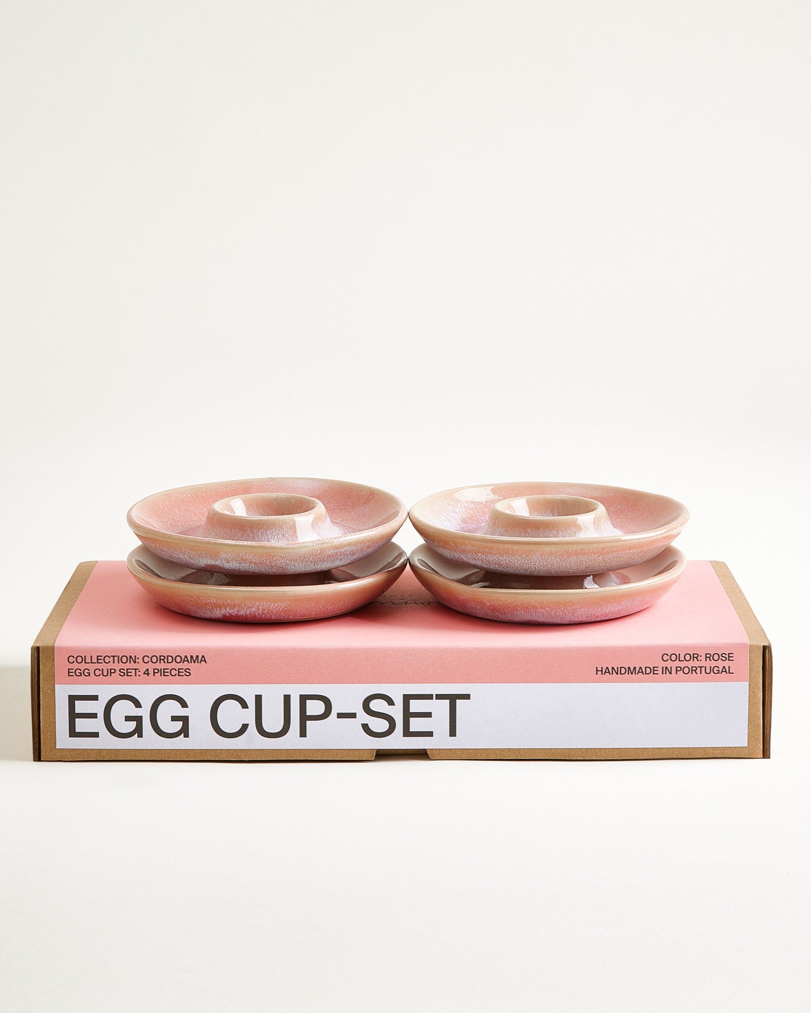 Cordoama Eierbecher Ostern rosé 4er-Set