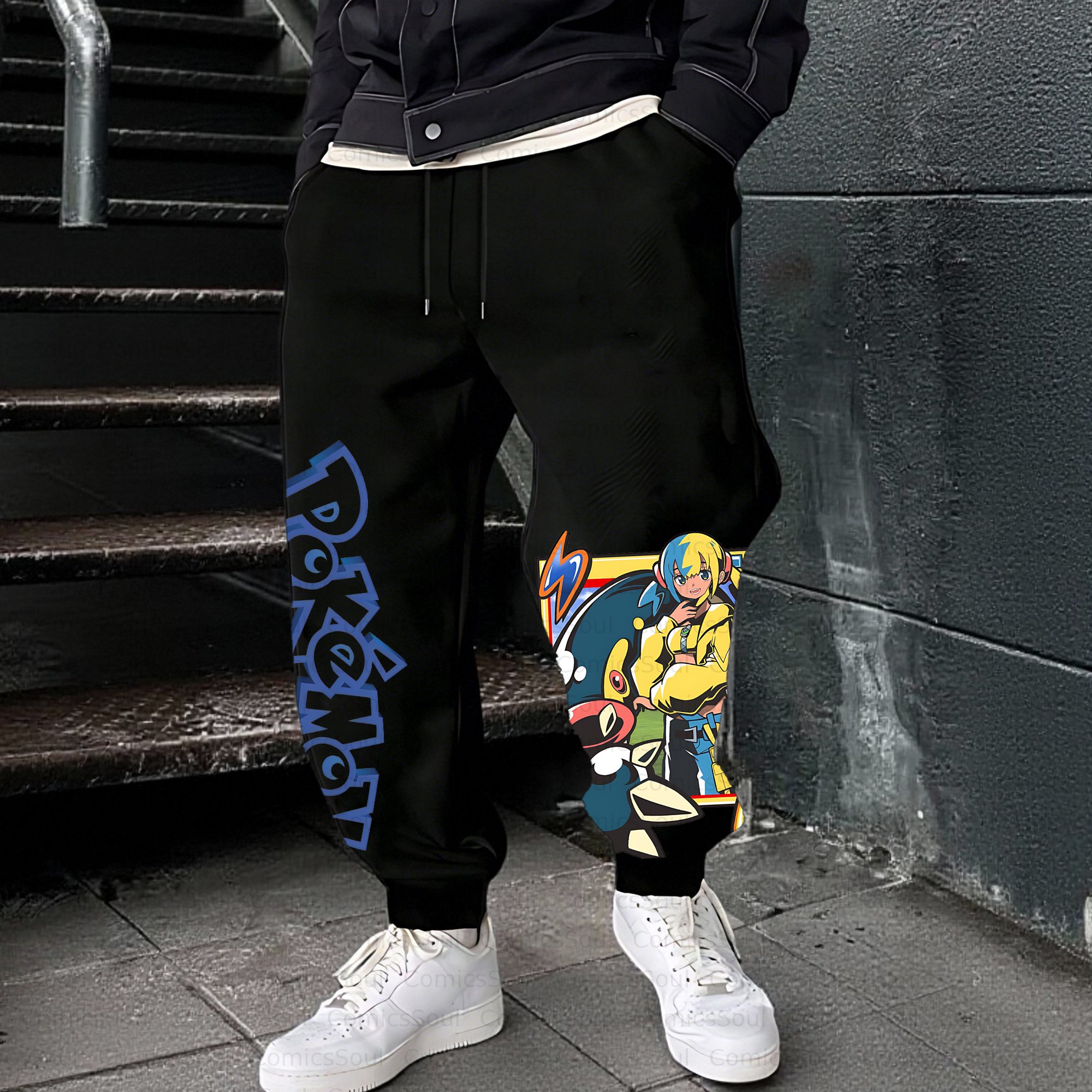Unisex Casual Anime Streetwear Pant