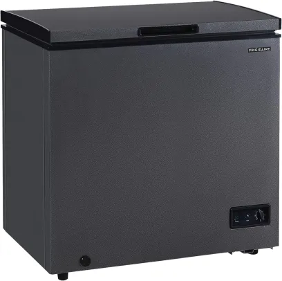 Frigidaire 7 Cu. Ft. Chest Freezer, Granita Finish, Adjustable Thermostat, Easy Defrost, Removable Basket