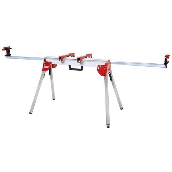 M18 FUEL 18V Lithium-Ion Brushless Cordless 10 in. Dual Bevel Sliding Compound Miter Saw with Stand (Tool-Only) - Image 2