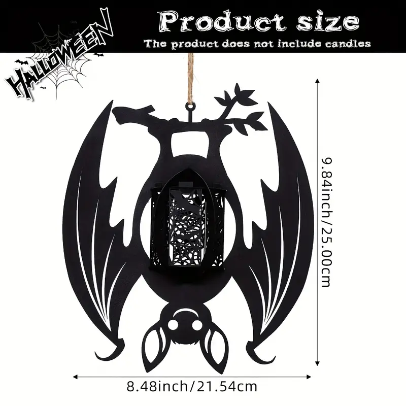 Noctura™ – Bat Lantern Candle Holder - Image 5 Noctura™ – Bat Lantern Candle Holder - Image 5