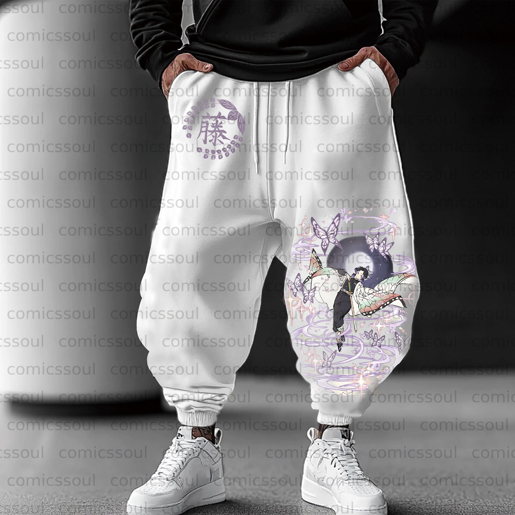 Unisex Anime Inspired Vintage Pants