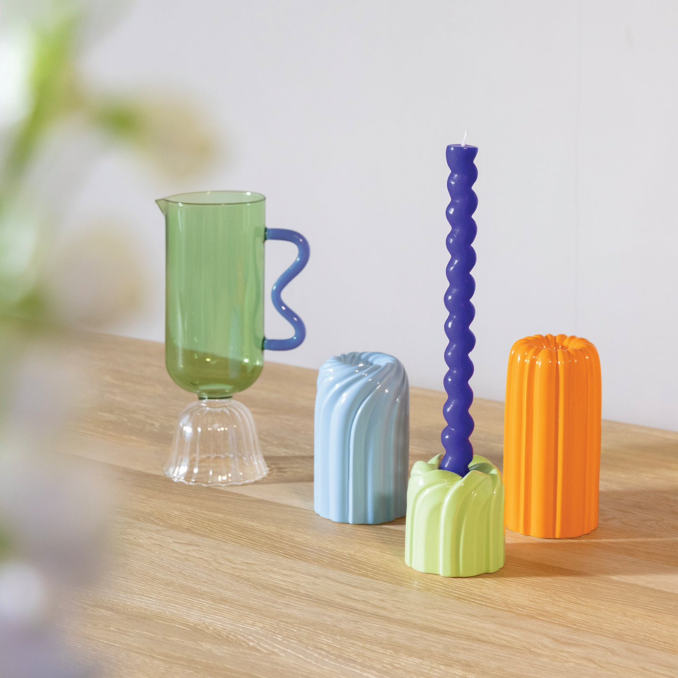 &k amsterdam Tulip Karaf 0,7 L - Groen