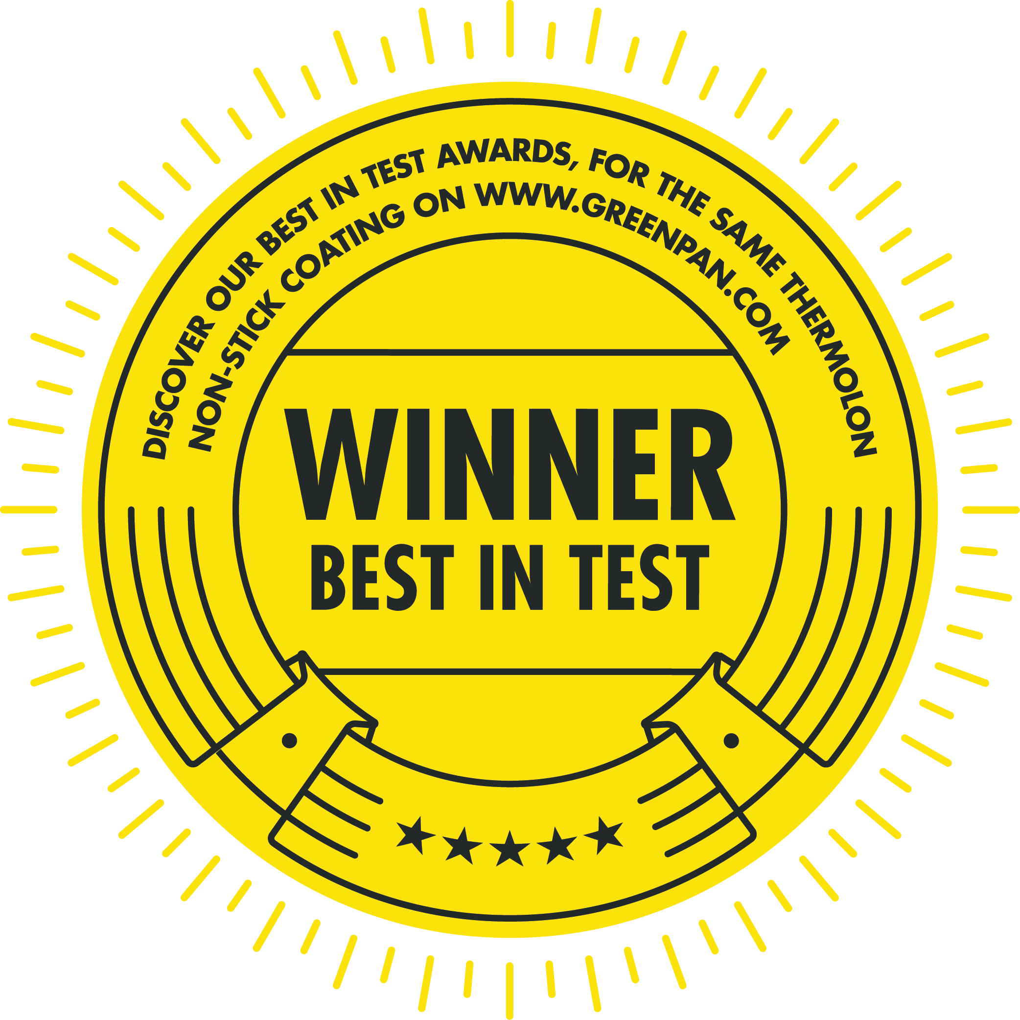 Greenpan Barcelona Koekenpannenset Ø 20 + 24 + 28 cm