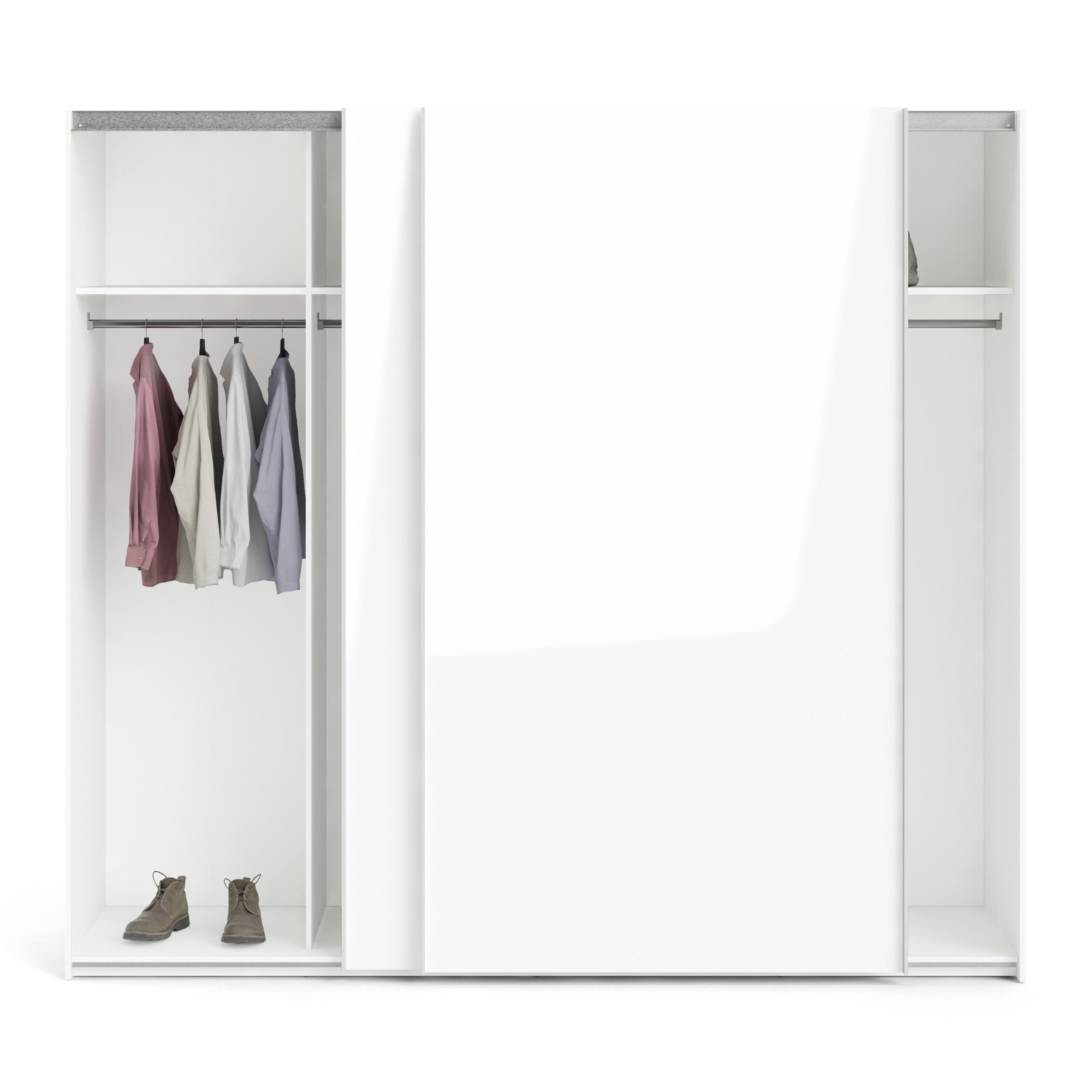 by fonQ basic Lana Kledingkast - Wit - 242,7