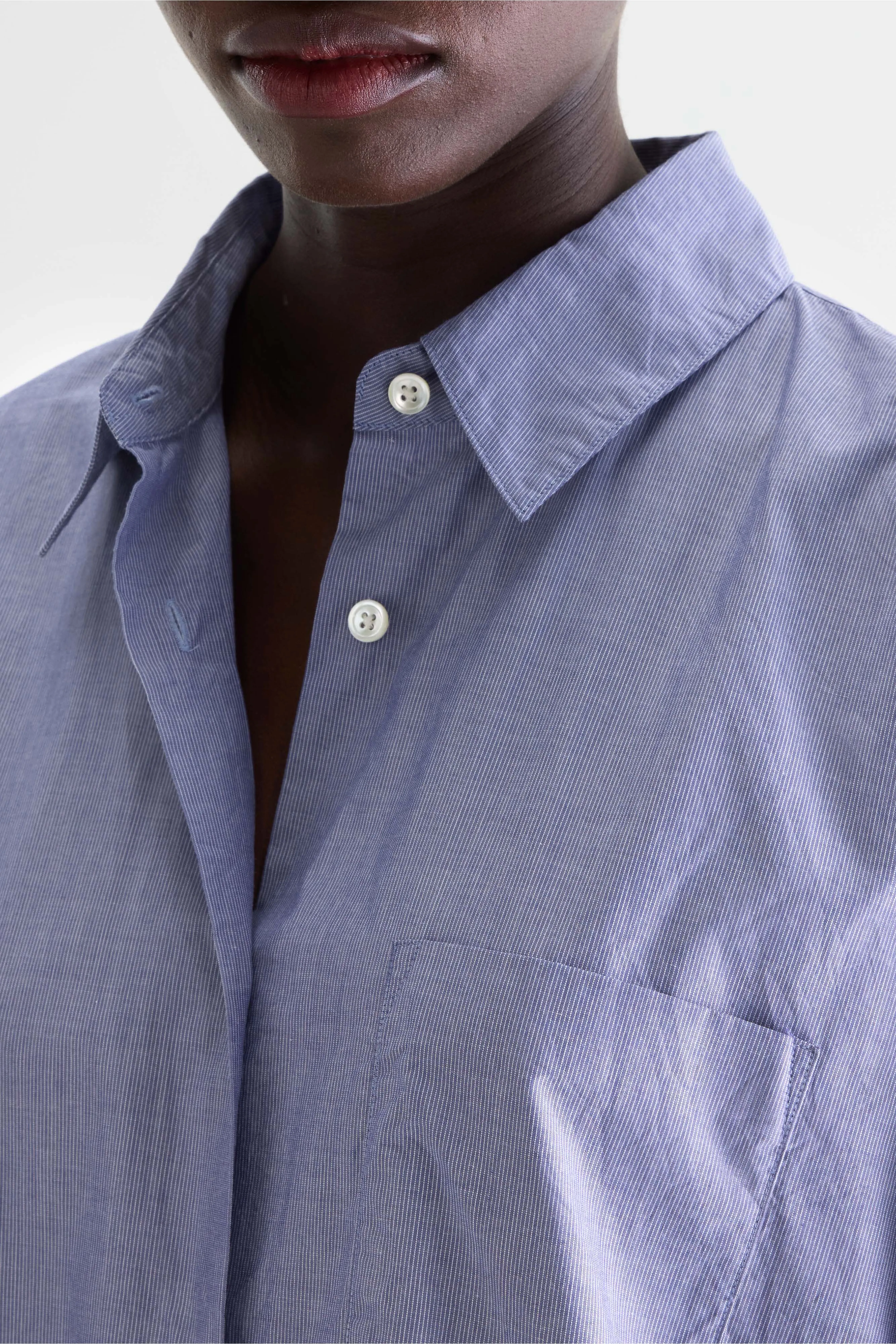 Bellerose Giorgia poplin shirt (261 / W / STRIPE F)