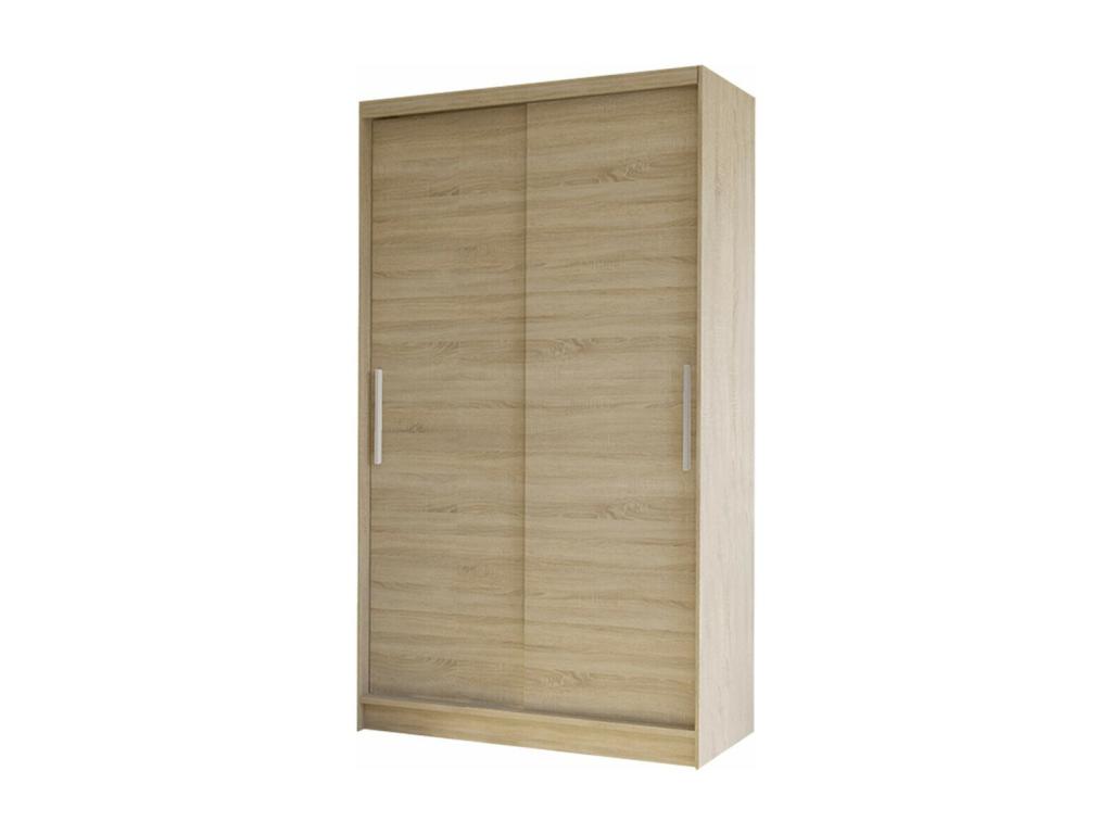 Armario Atlanta 163, Roble Sonoma, 200x100x58cm, Puertas de armario: Correderas
