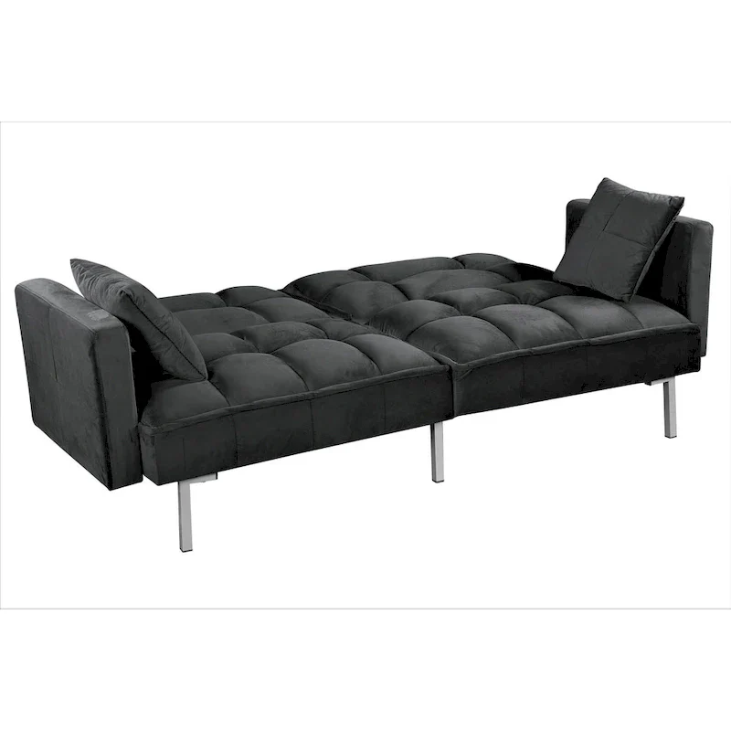 Bernal 75.6-Inch Velvet Sleeper Sofa Bed