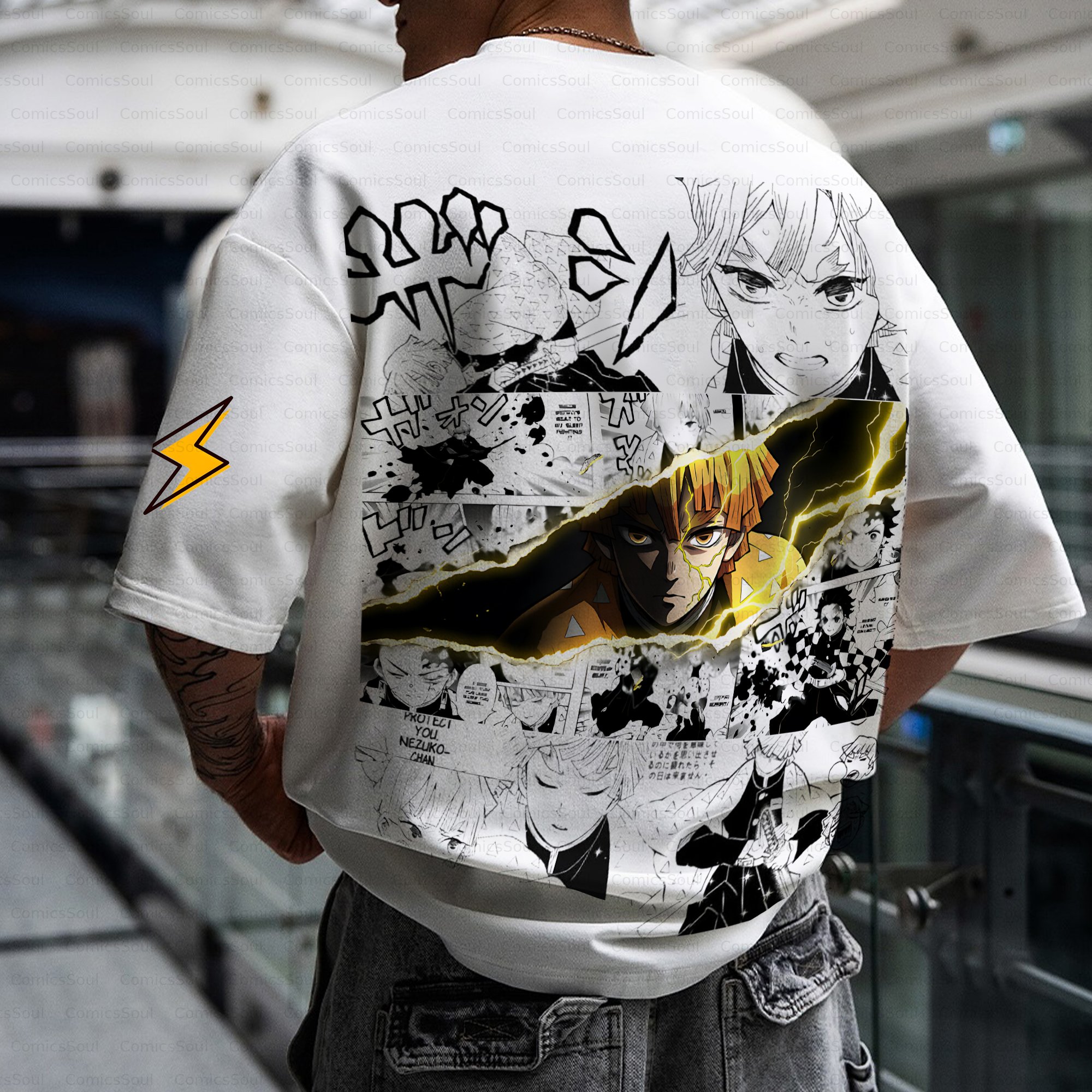 Unisex Anime Inspired Vintage T-Shirt