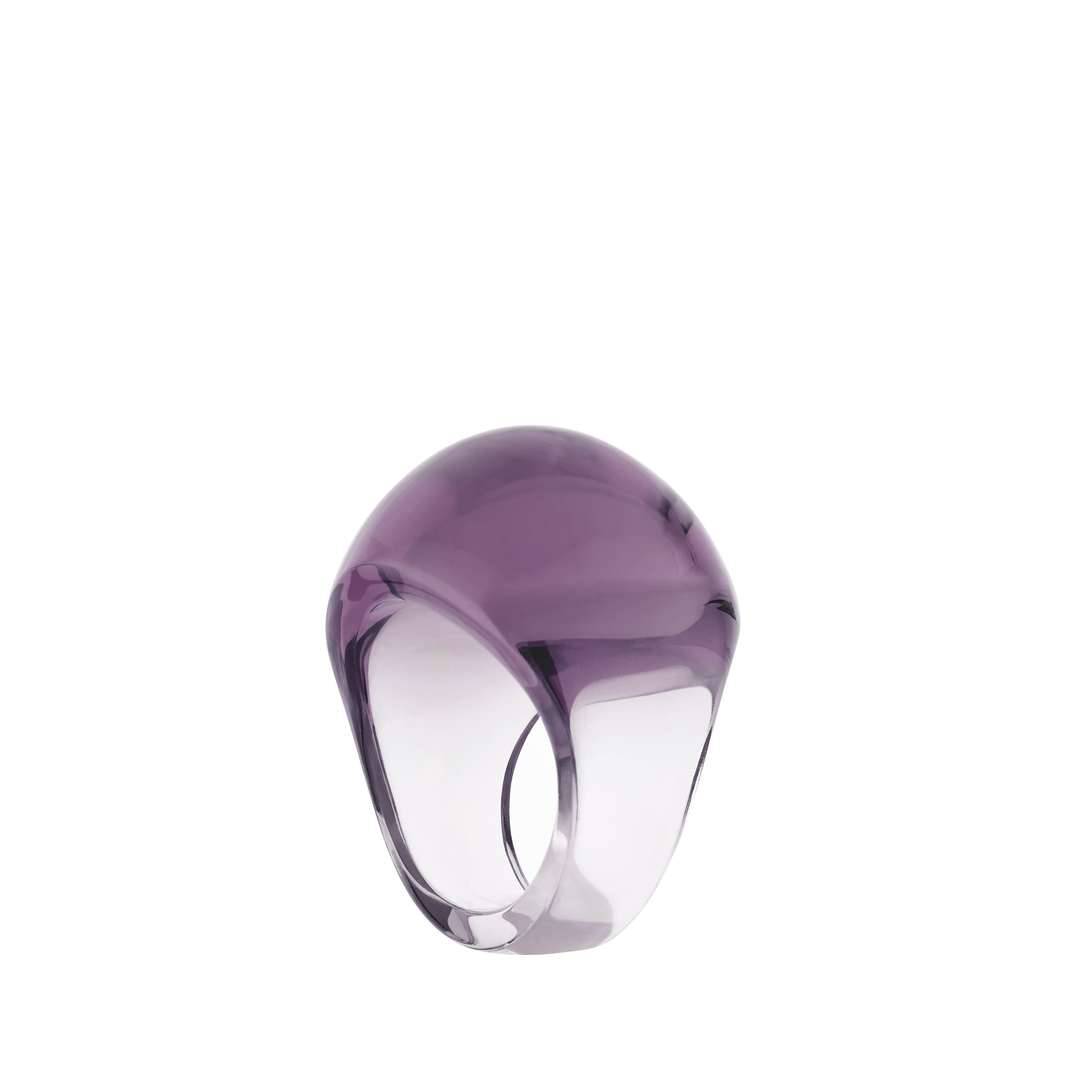 BAGUE CABOCHON - CRISTAL VIOLET CRÉPUSCULE