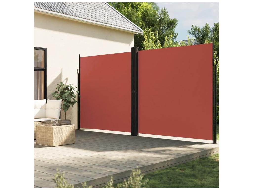 Hogarlujo Toldo lateral retráctil terracota 200x600 cm Naranja