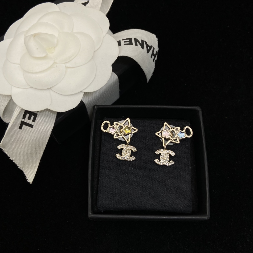 Chanel Dreamy Star Earrings Necklace - Original Replica Club