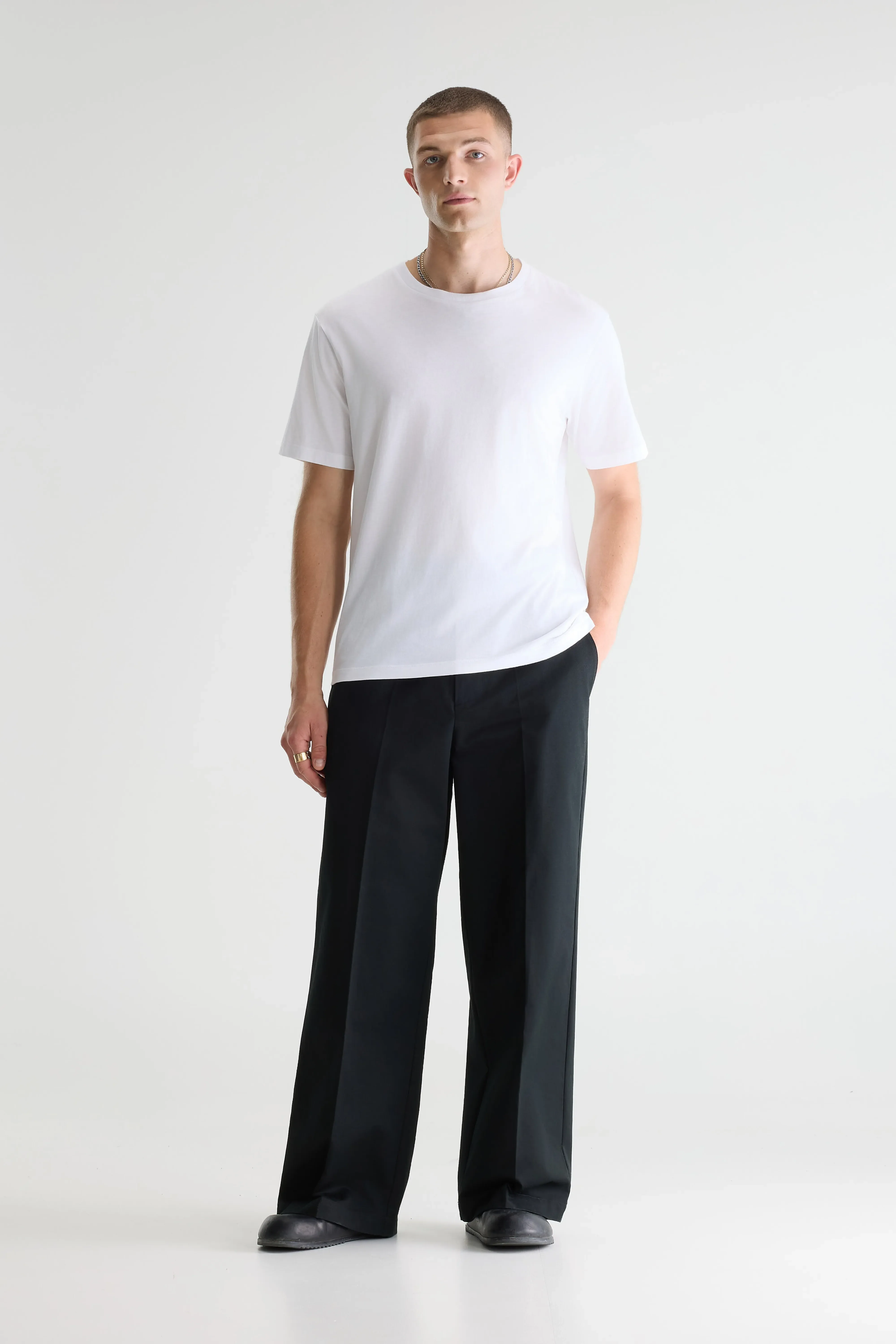 Bellerose Vinx white short-sleeve T-shirt (252 / M / WHITE)
