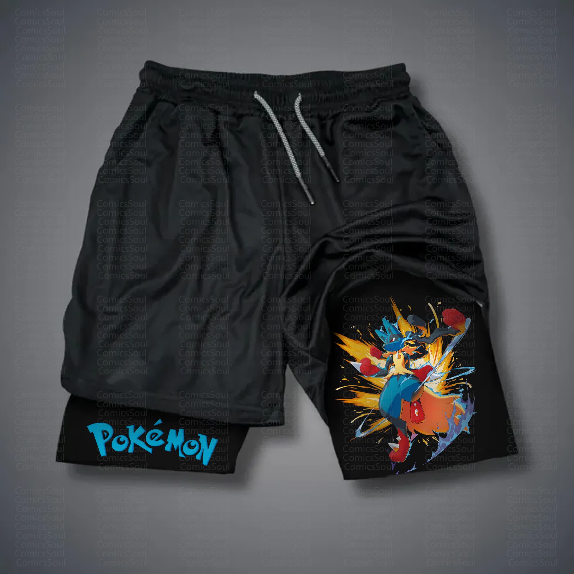 Unisex Casual Anime Streetwear Shorts 丨Comicssoul