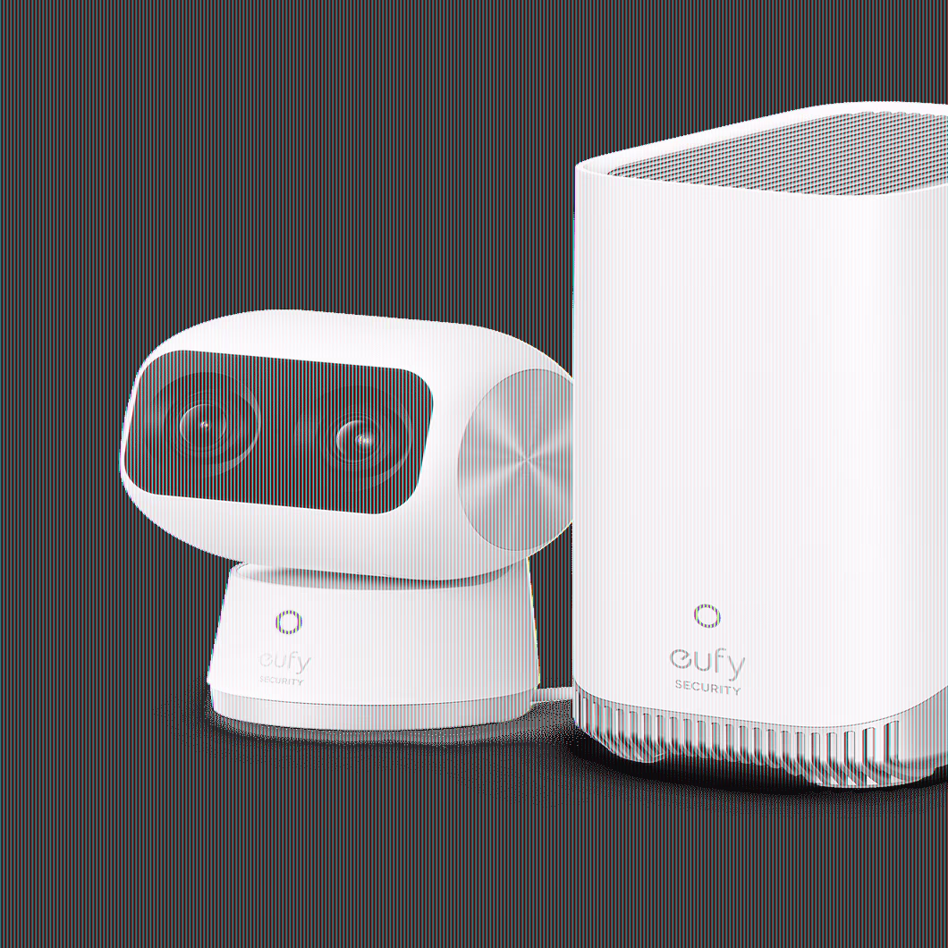 eufy Security Indoor Cam S350, Dual Cameras, 4K UHD Resolution Security Camera with 8�� Zoom and 360�� PTZ