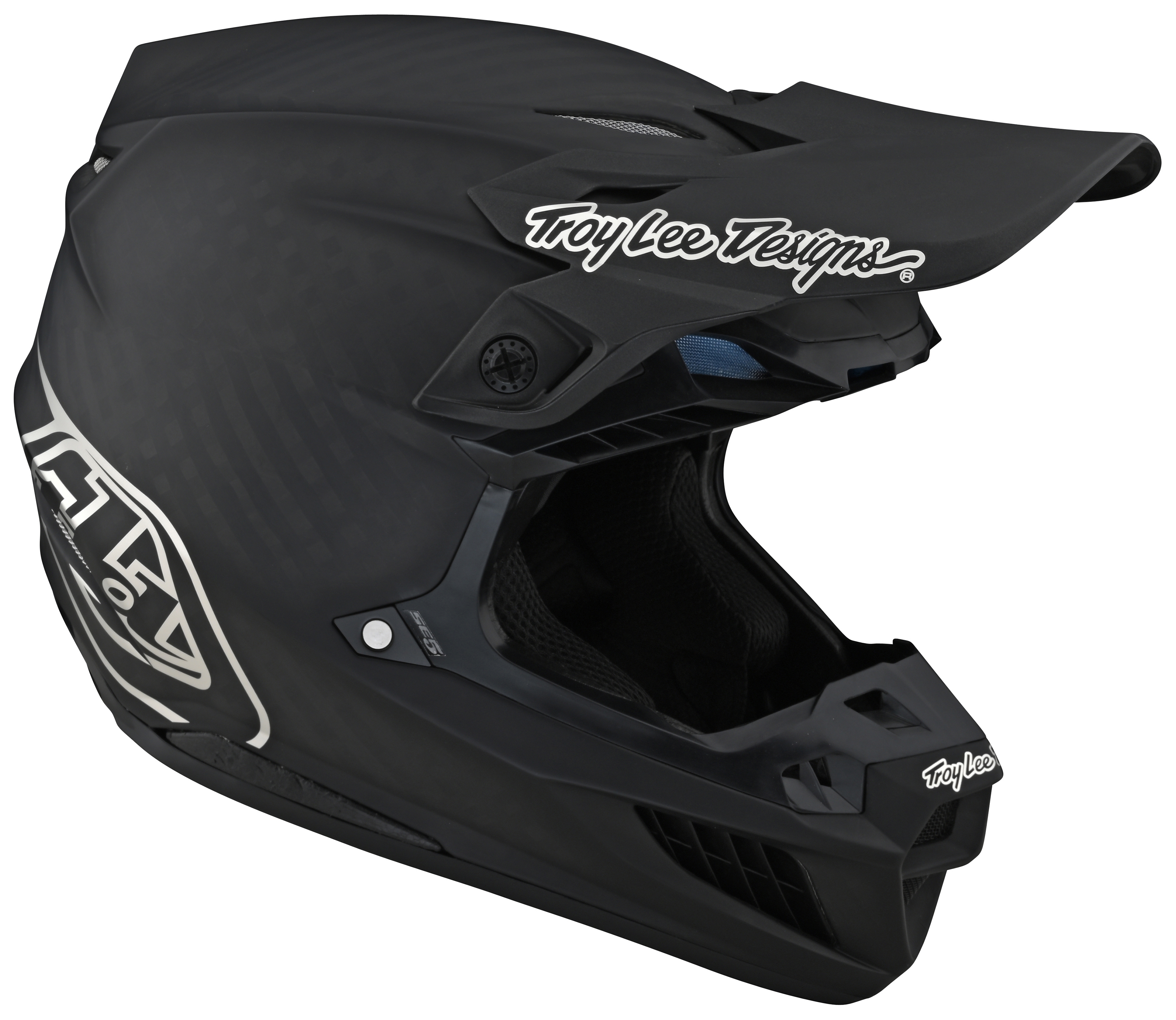 SportsBikeShop Troy Lee SE5 Carbon Stealth Helmet (SM)