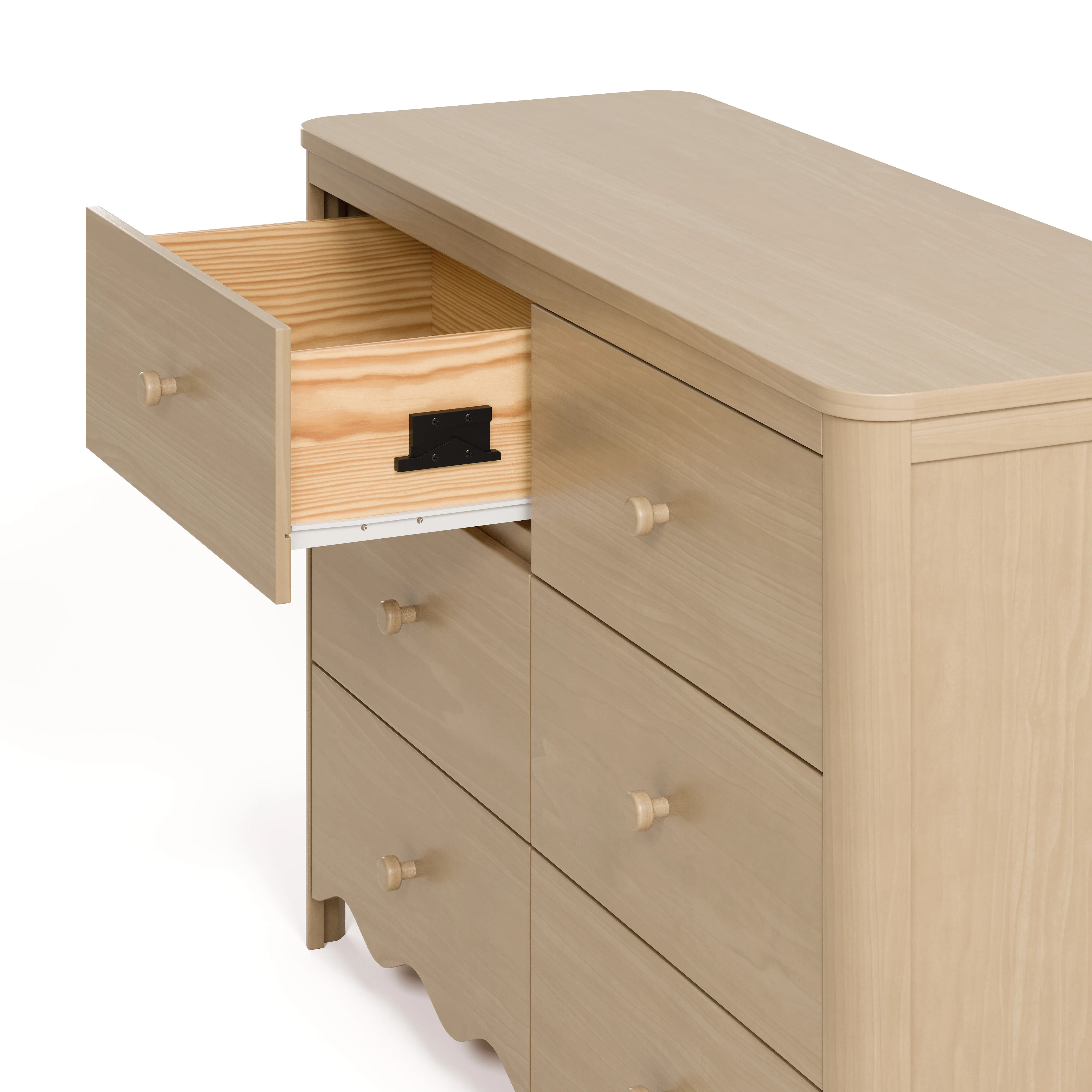 Storkcraft Casablanca 6 Drawer Nursery Dresser, Sage - Image 51