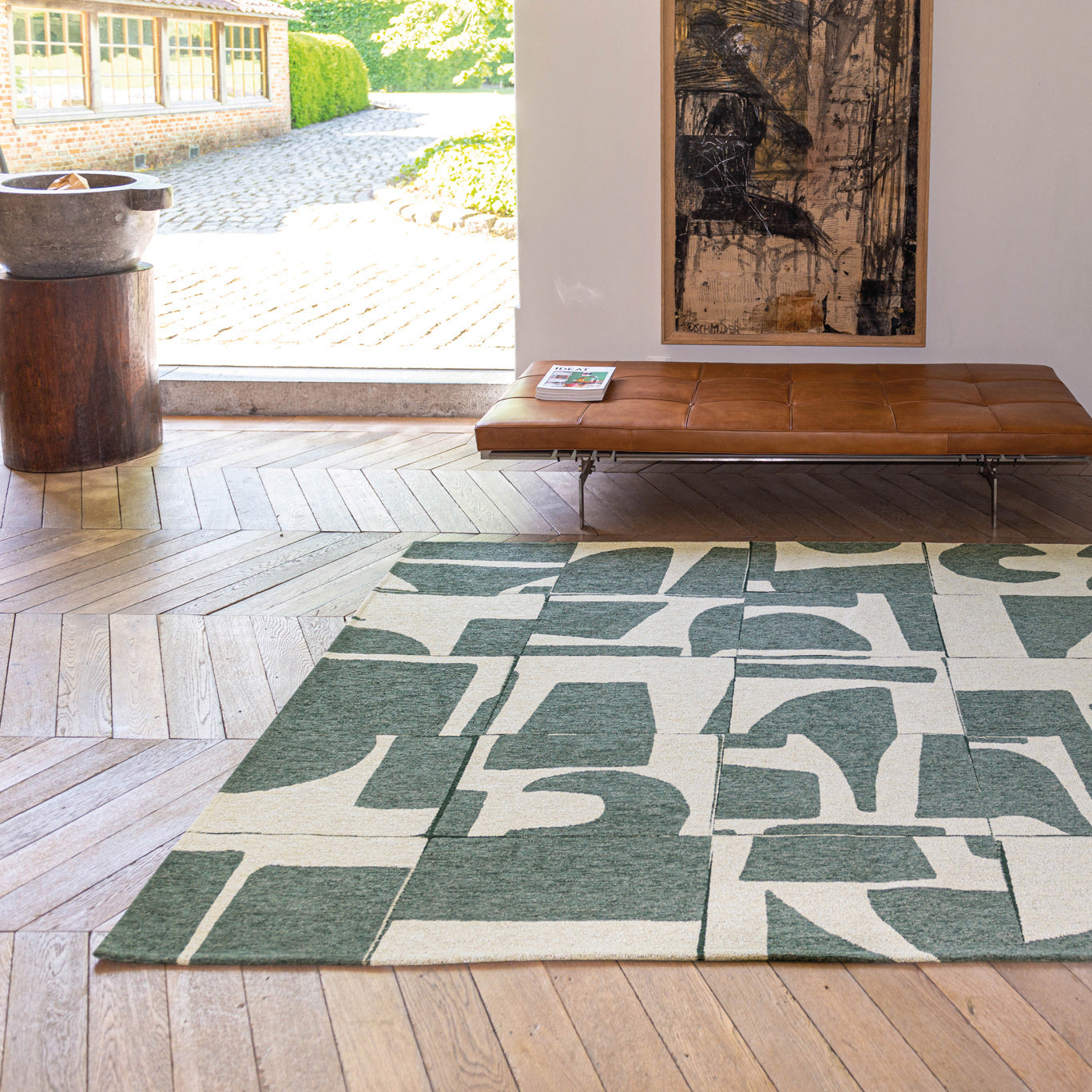 Louis de Poortere Craft Papercut Vloerkleed 280 x 390 cm - Sea Spray