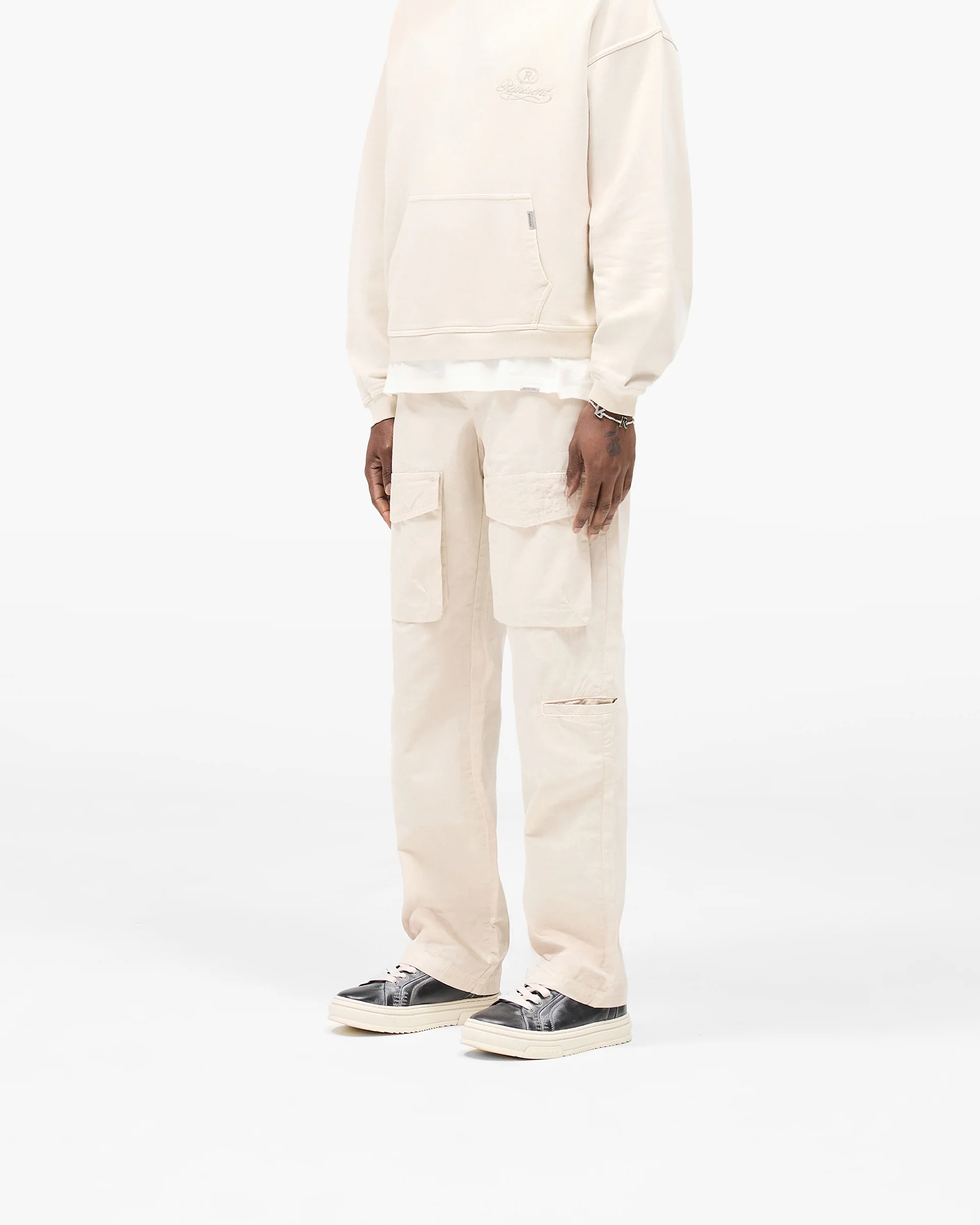 Front Pocket Cargo Pant - Champagne