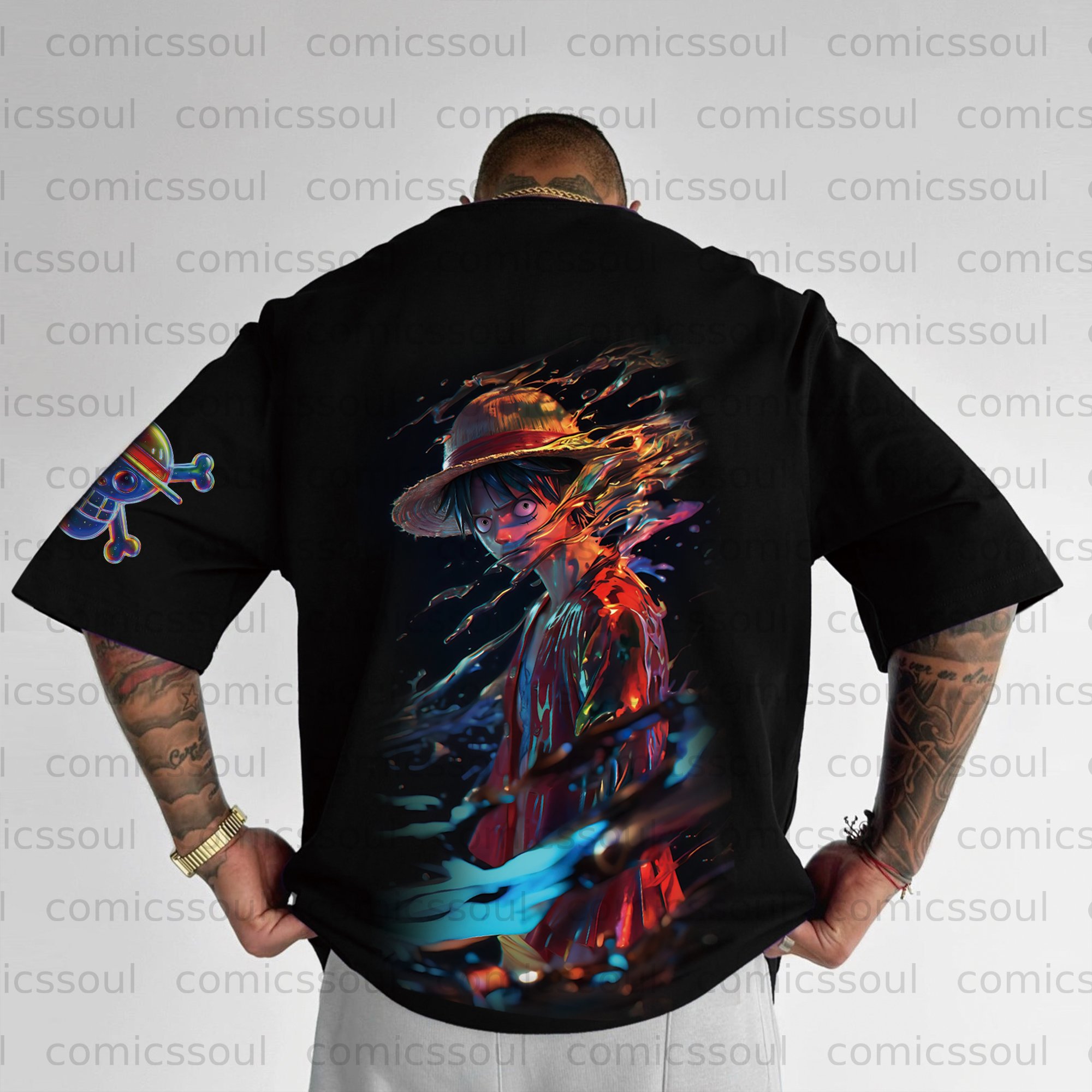 Unisex Anime Inspired Vintage T-Shirt