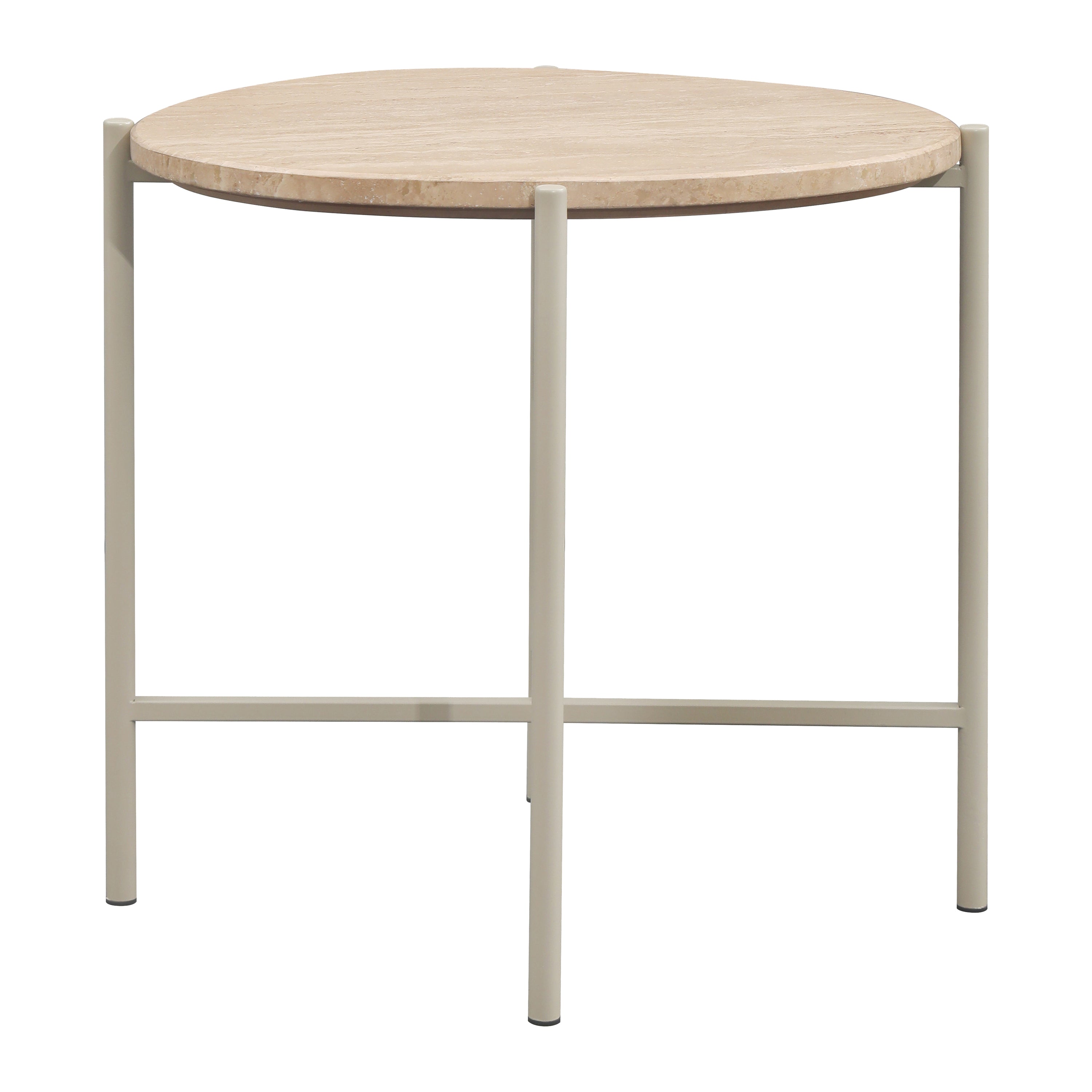 Blokker Tavro Bijzettafel H 50 x B 54 cm - Naturel