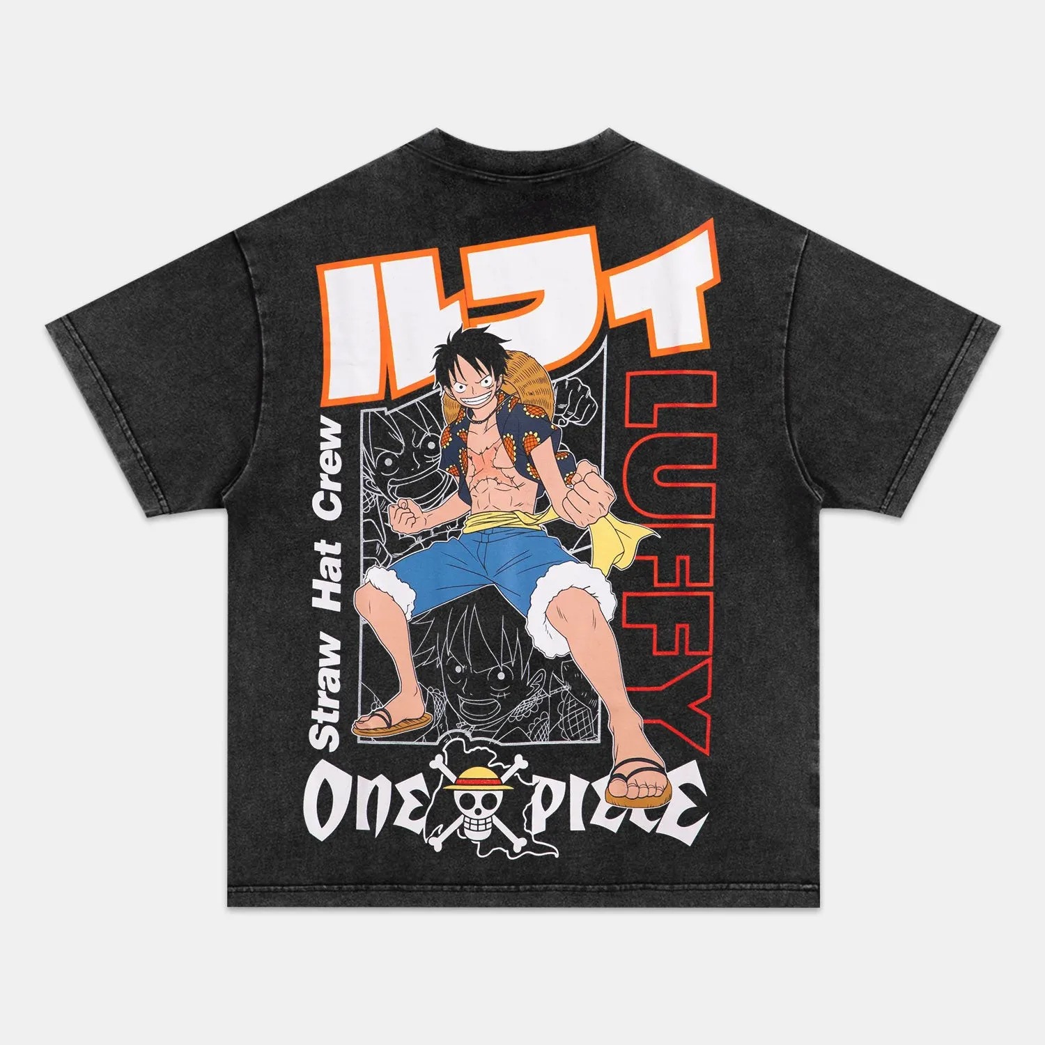 Unisex Anime Inspired Vintage Washed T-Shirt丨Comicssoul
