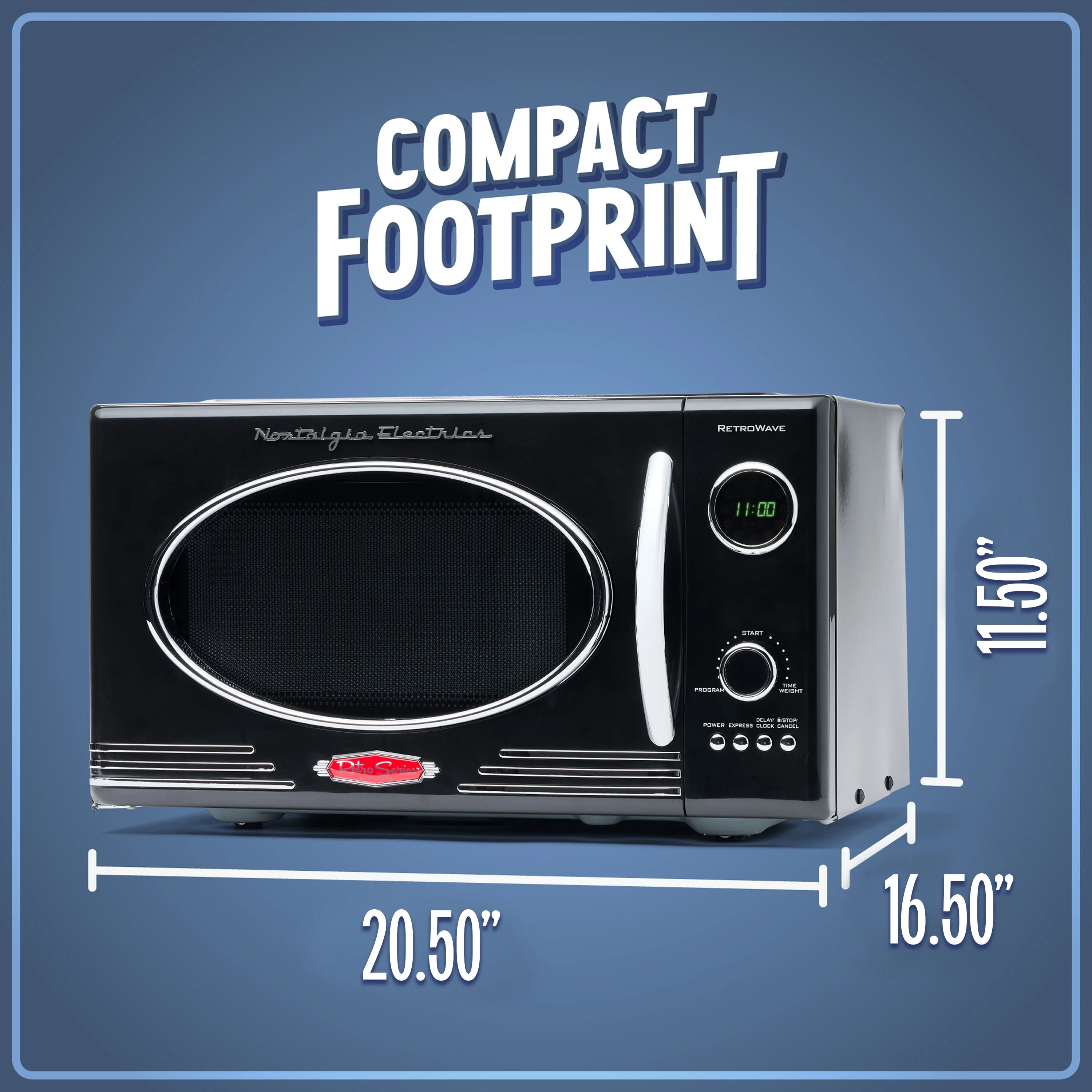 Nostalgia Retro Microwave for Countertop 0.9 cu ft Vintage Microwave, Ivory - Image 39