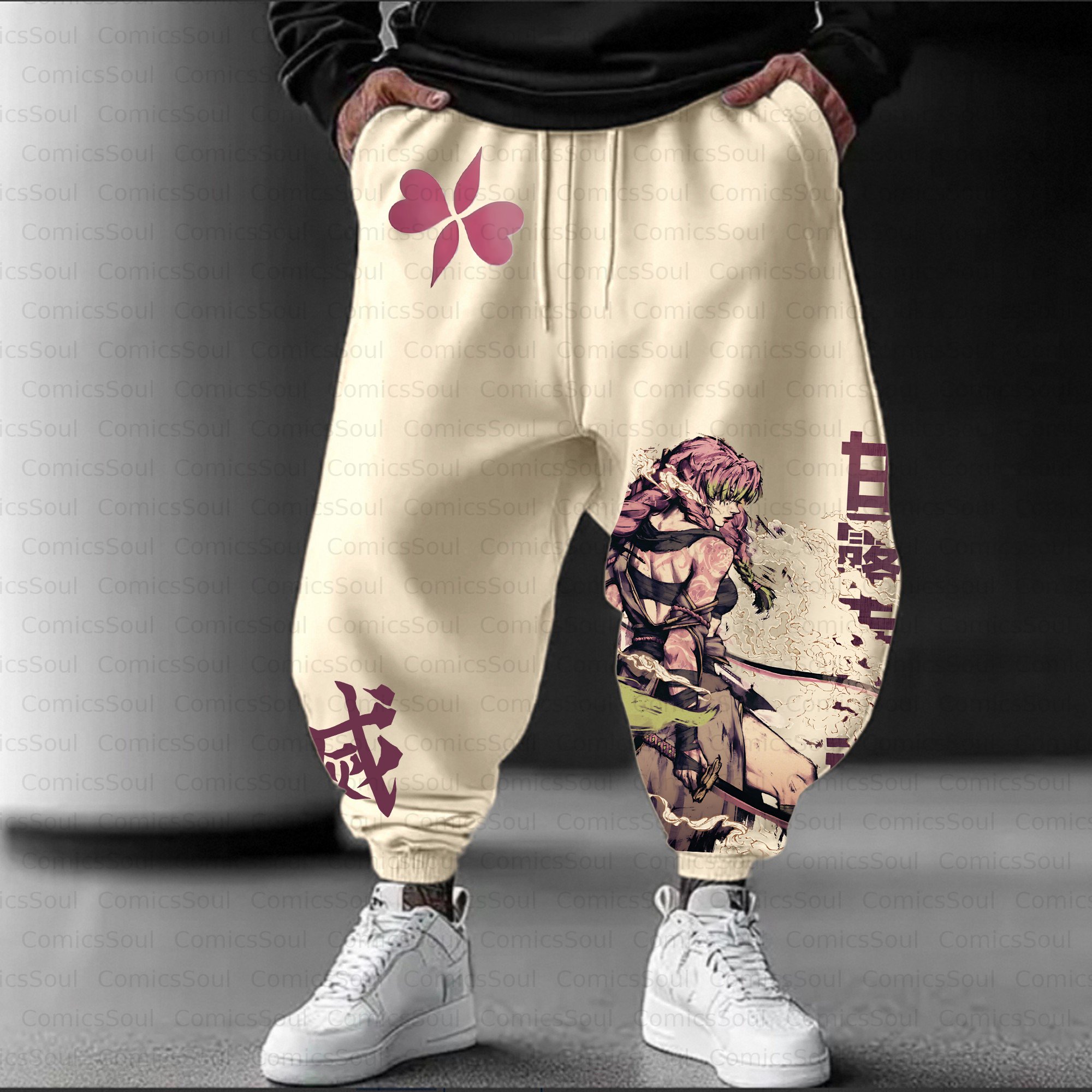 Unisex Casual Anime Streetwear Pant