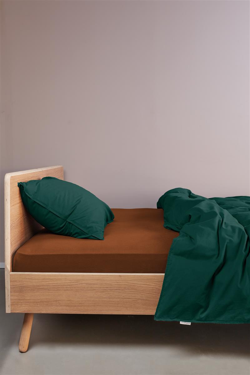 Beddinghouse Jersey - Topper Hoeslaken - 140x200/220 - Steenrood