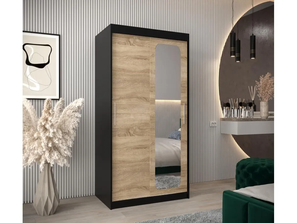 ARMARIO Casabellaes T2 DE PUERTAS CORREDERAS 200/100/62 2 puertas (negro/Casabellaes) 93834ALXS