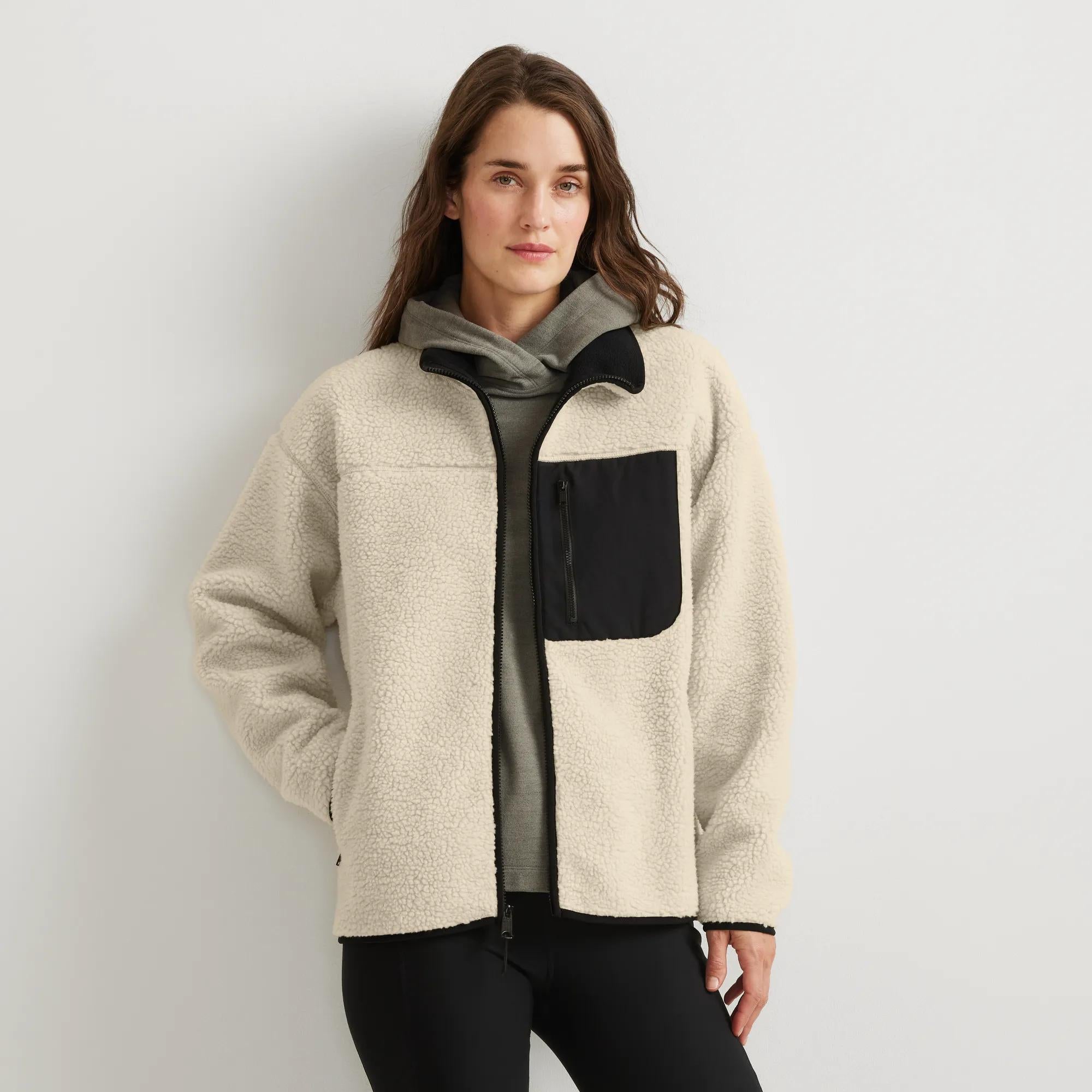 Women's Chilali Faux Shearling Fleece Jacket - Eddie Bauer Outlet