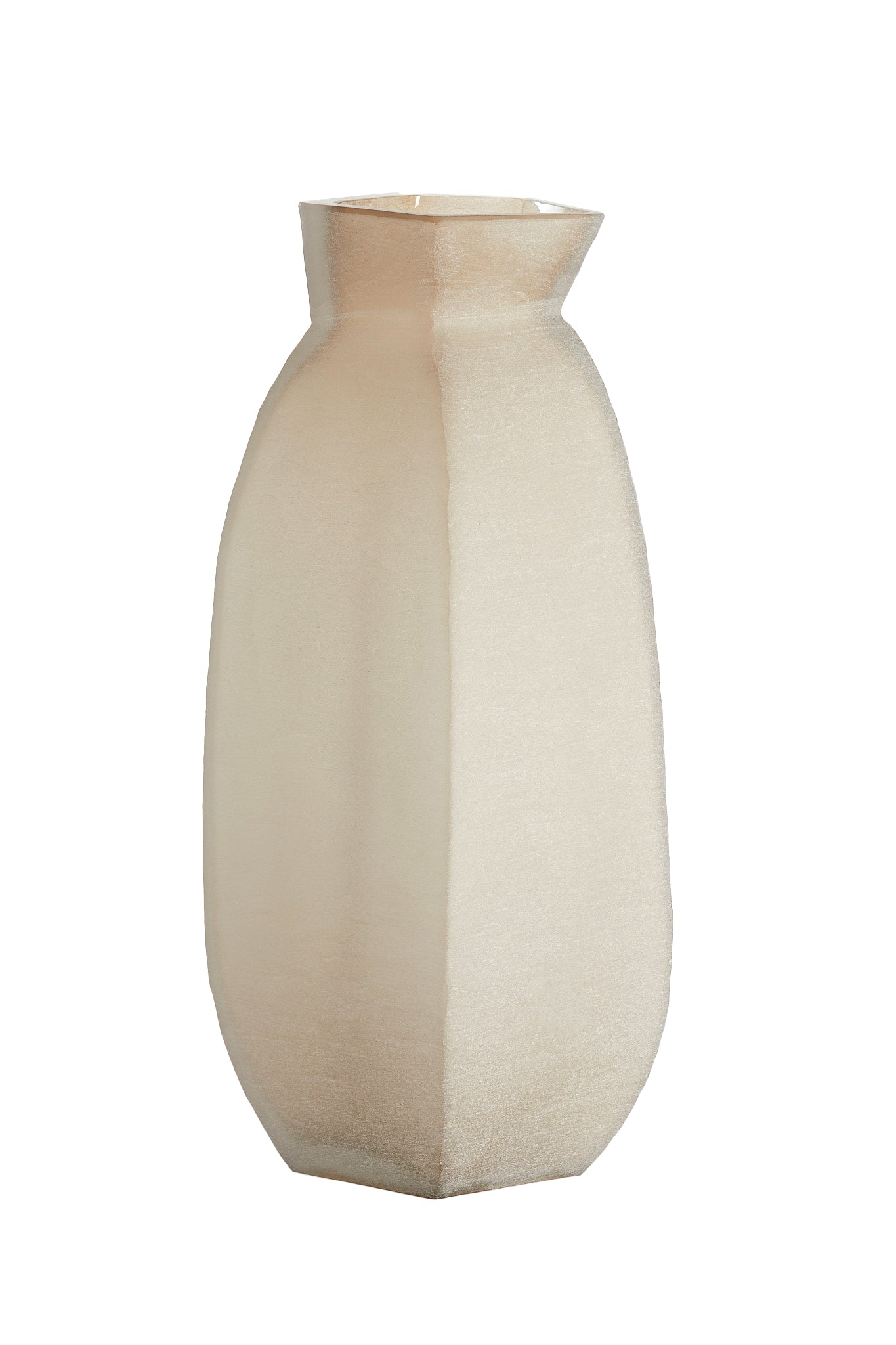 Light&living Vaas 24,5x22,5x50,5 cm VELIKO glas licht bruin