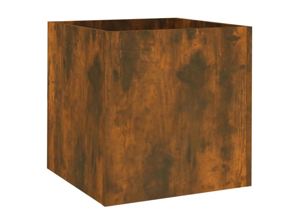 Decoratodo de madera contrachapada roble ahumado 40x40x40 cm