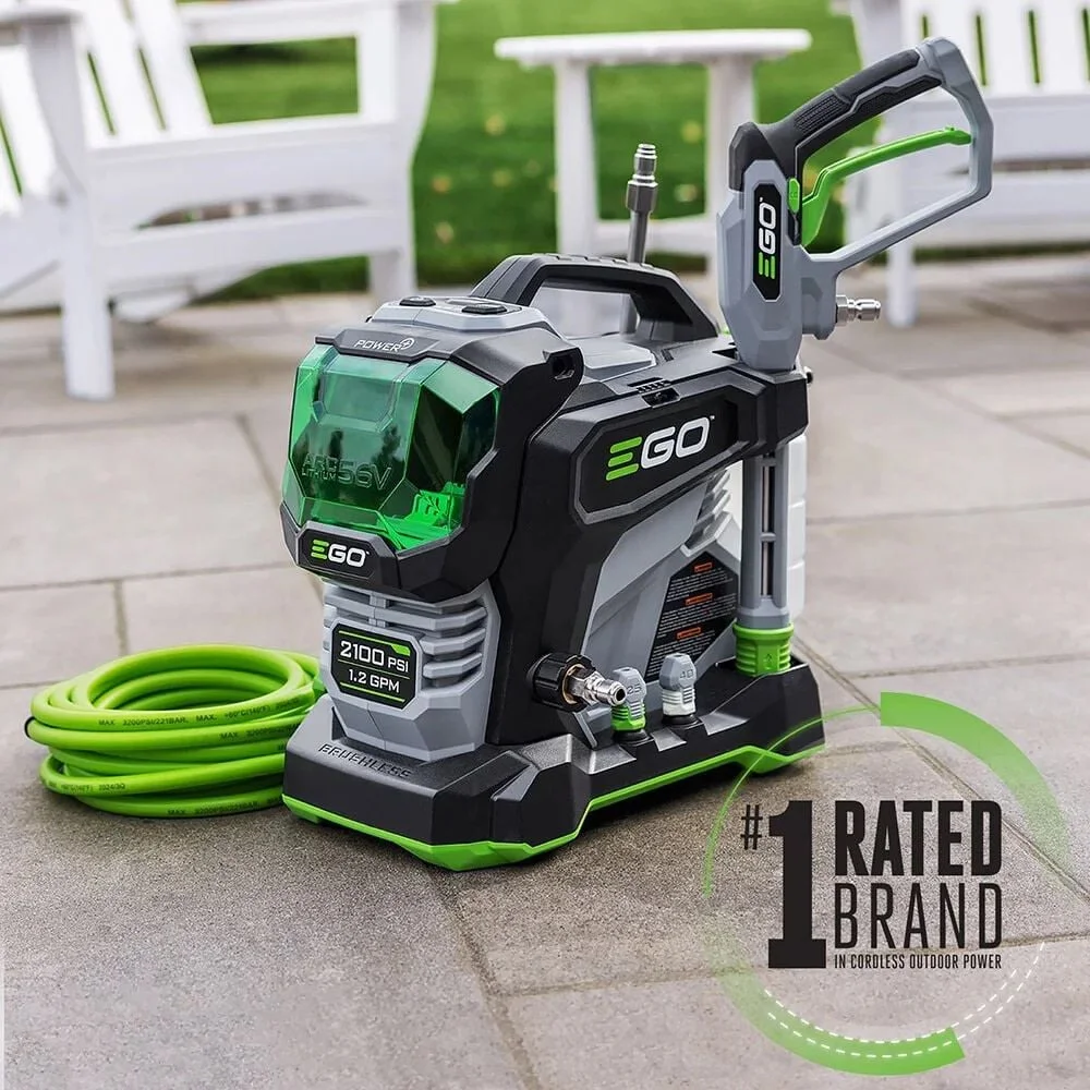 Ego Power+ 2100 Psi 1.2 Gpm Battery Powered Cold Water Pressure Washer With 4 Spray Nozzles 6.0Ah Kit - Image 5