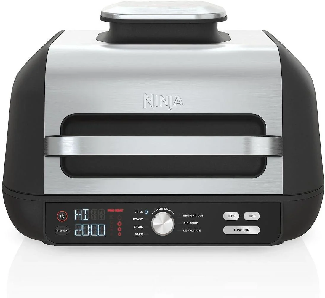 Ninja Foodi Smart XL 6-in-1 Indoor Grill with Air Fry Bake Roast Broil and Dehydrate