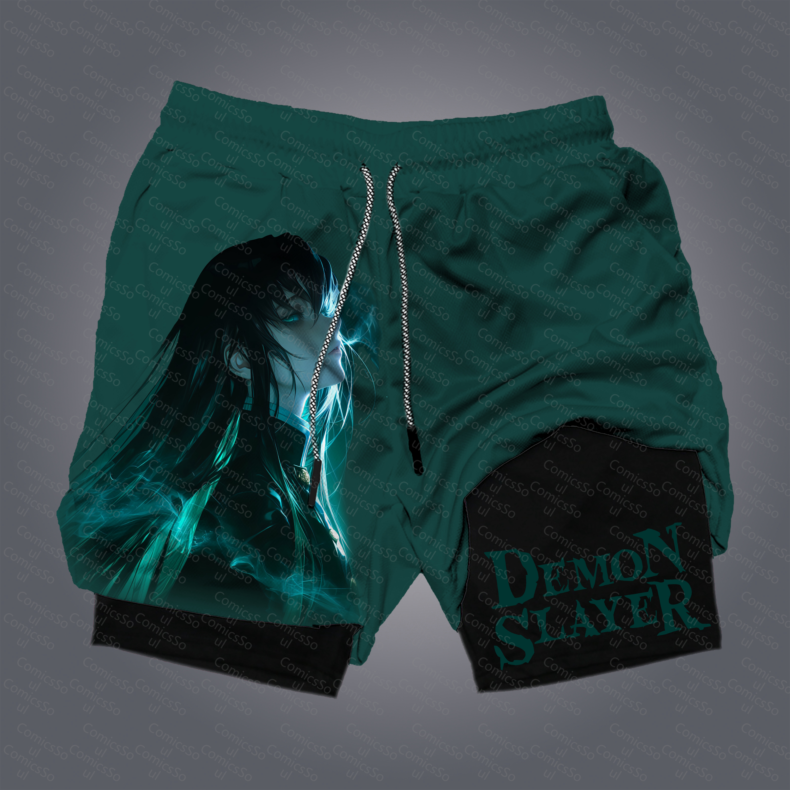 Unisex  “Comicssoul” Casual Anime Streetwear Shorts