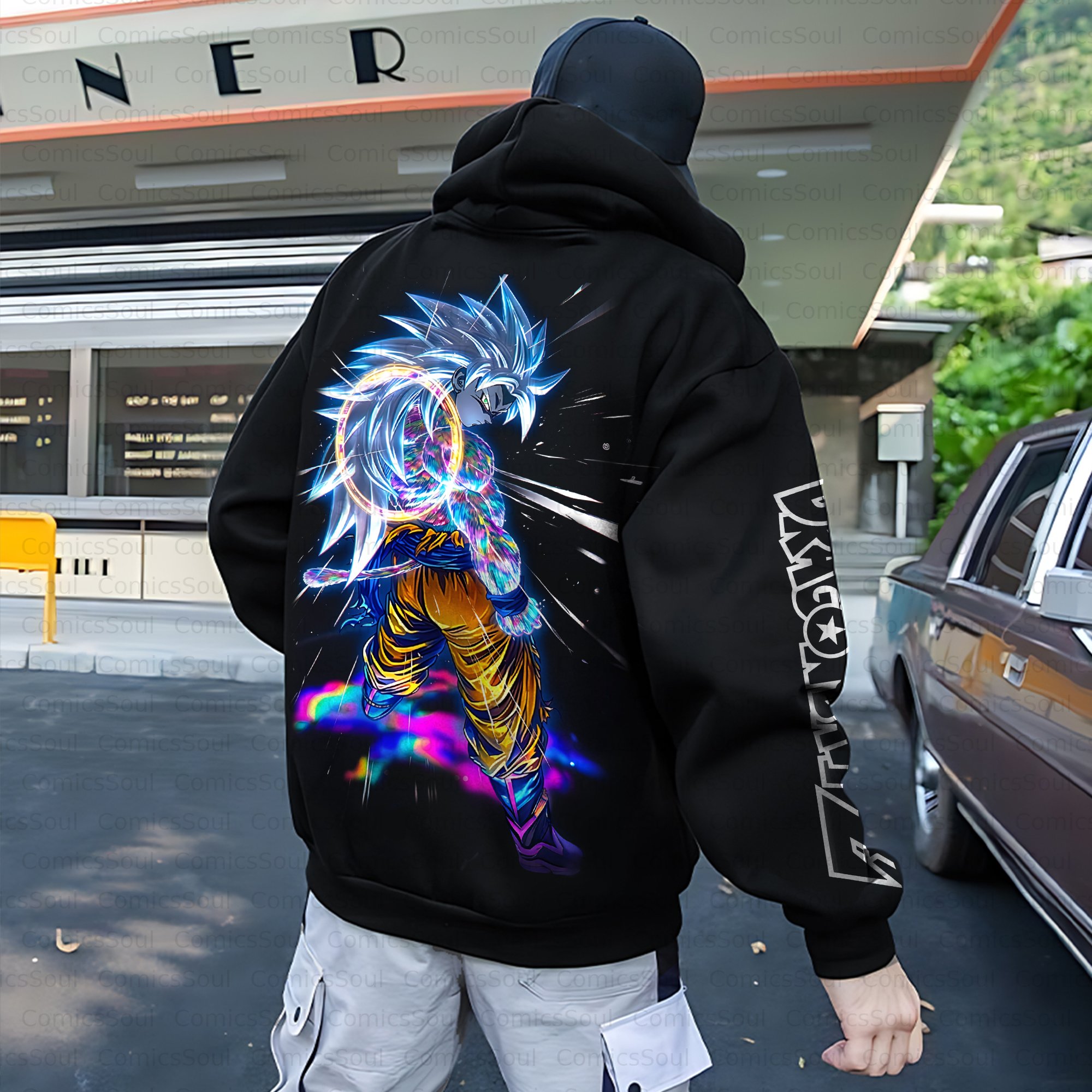 Unisex Anime Inspired Vintage Plush Hoodie