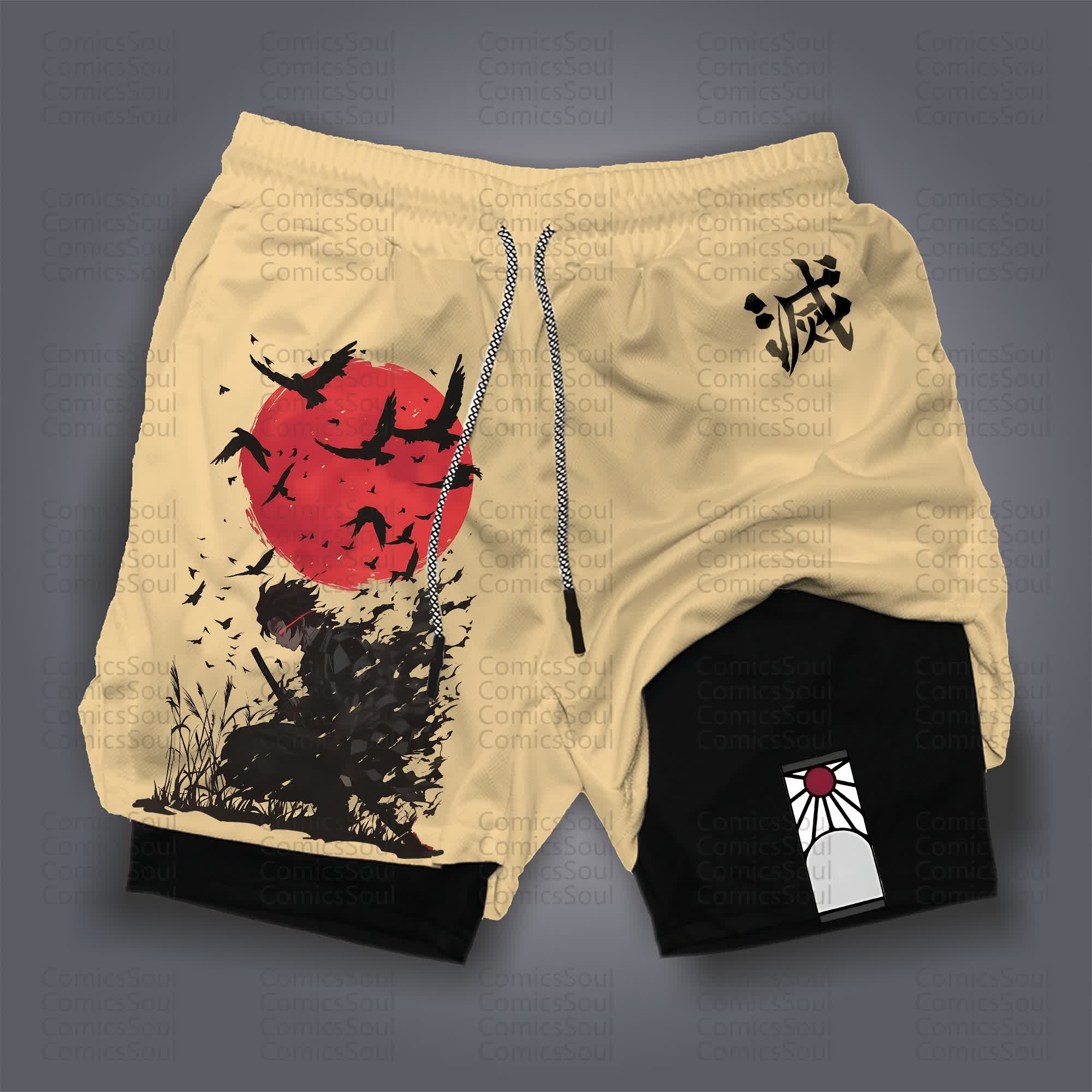Unisex Casual Anime Streetwear Shorts 丨Comicssoul