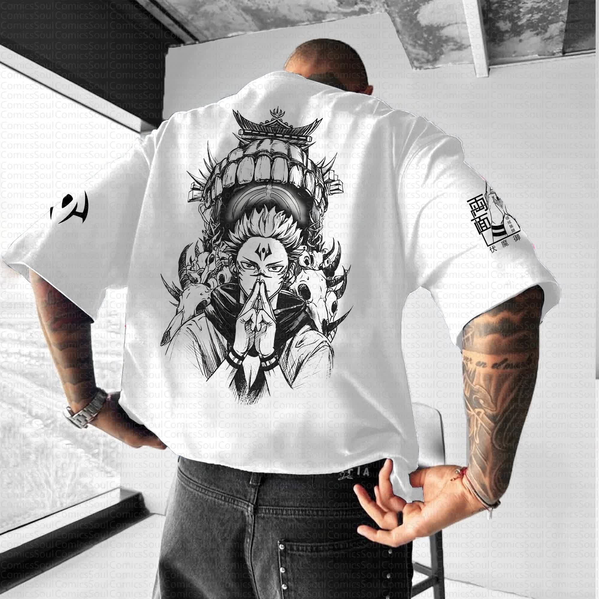 Unisex Anime Inspired Vintage T-Shirt丨Comicssoul