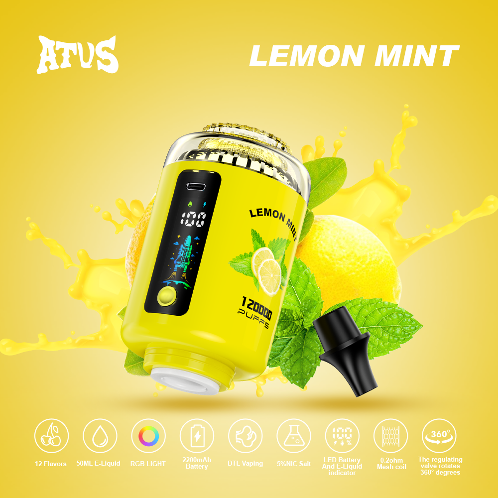 ATVS E-Hookah 120000 Puffs Disposable Vape