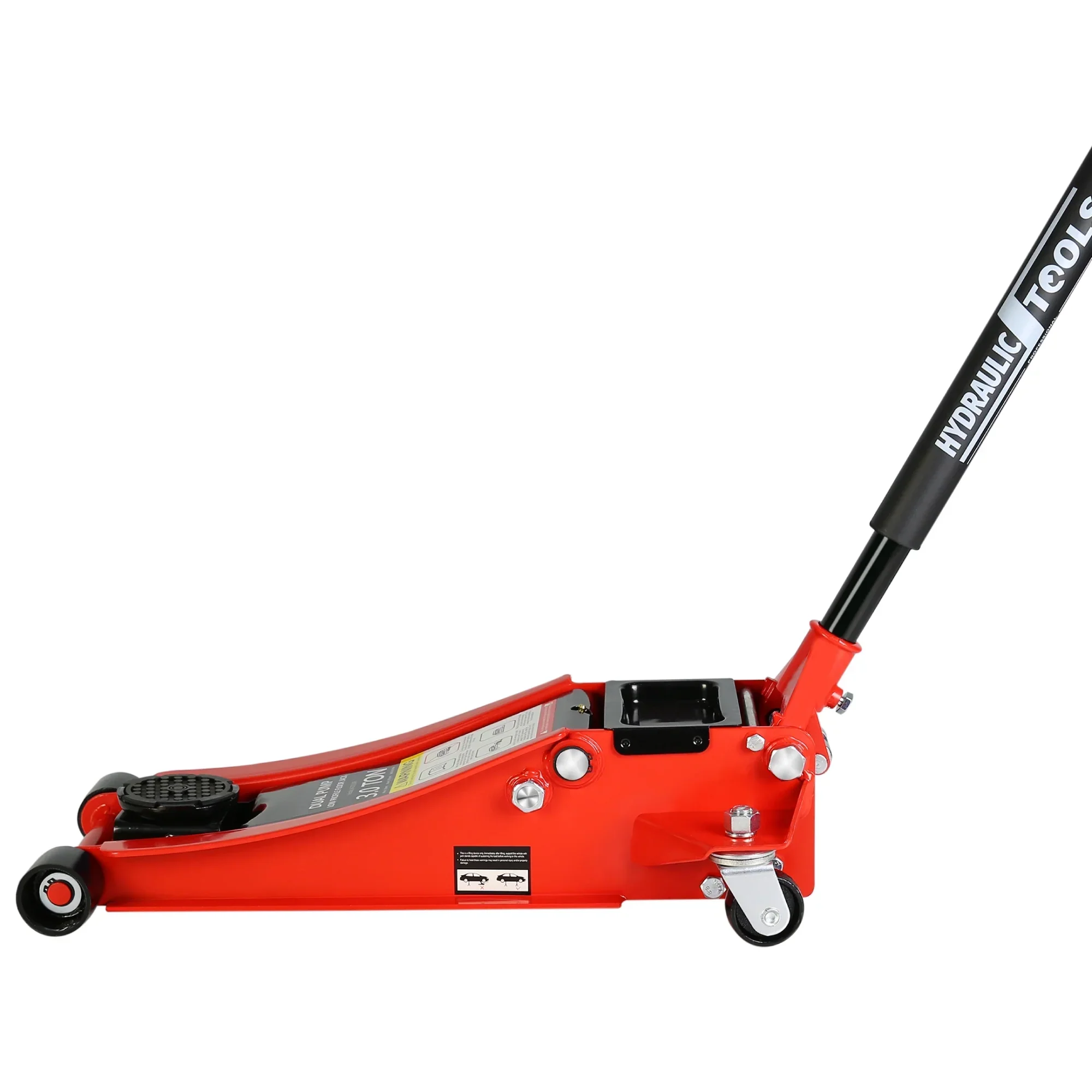 Seizeen Low Profile 3 Ton 6600 lbs Trolley Jack With Dual Lift Pump - Red - Image 5 Seizeen Low Profile 3 Ton 6600 lbs Trolley Jack With Dual Lift Pump - Red - Image 5