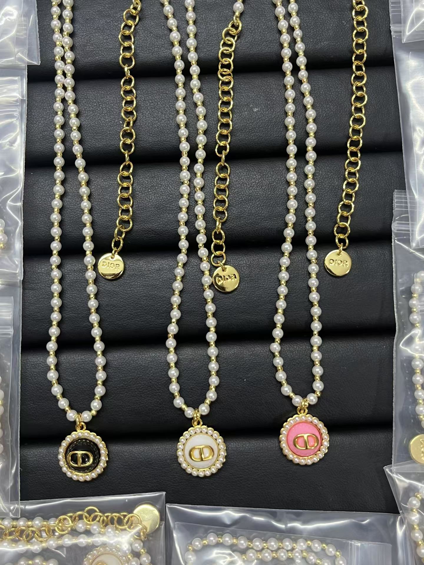 Dior CD Pendant Pearl Necklace - Original Replica Club