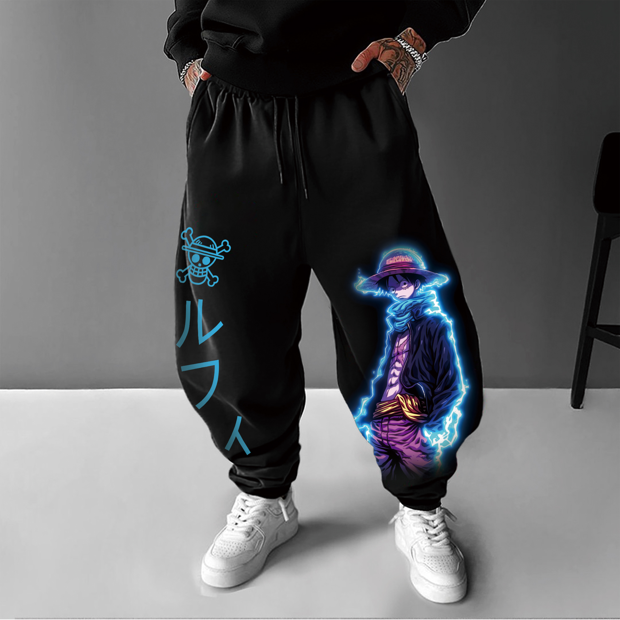 Unisex Anime Inspired Vintage Pants