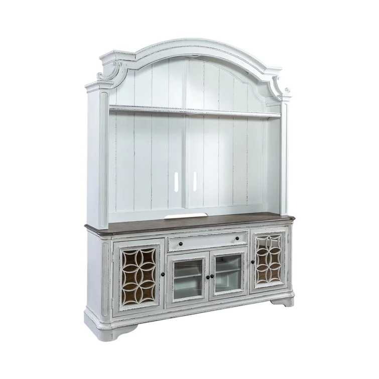 WAYFAIR Branca Entertainment Center For TVs Up To 80 - Antique White