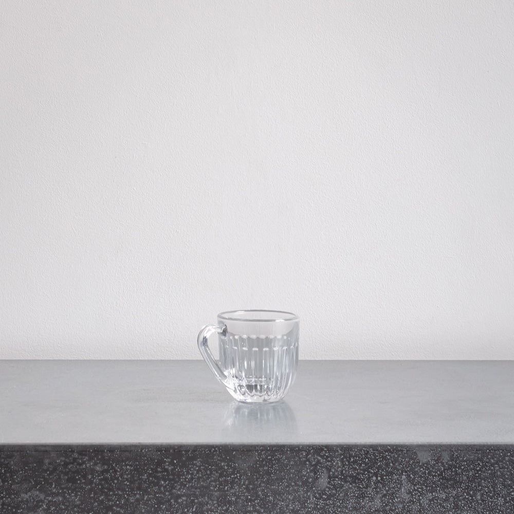 Tasse à expresso Ouessant en verre pressé