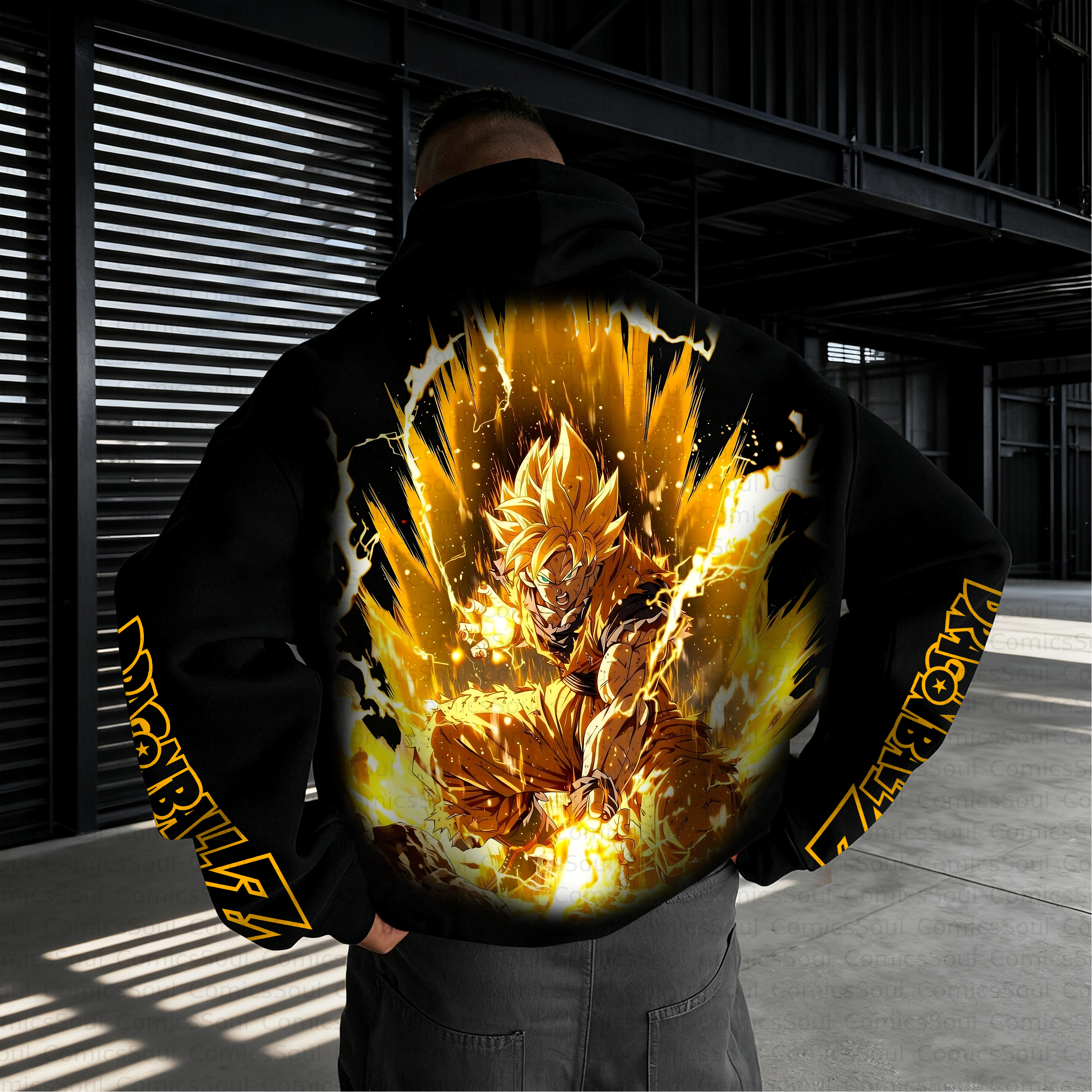 Unisex Anime Inspired Vintage Plush Hoodie