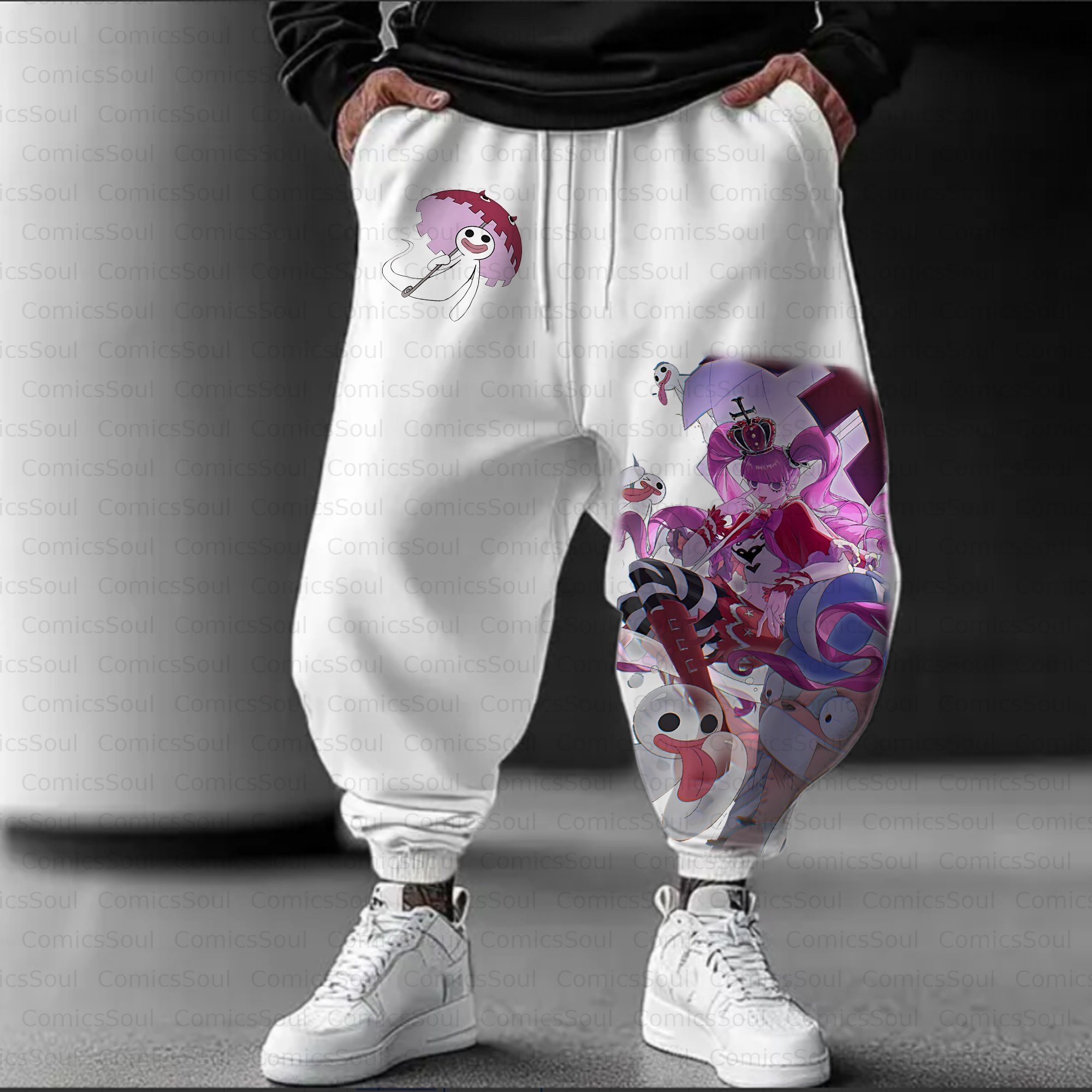 Unisex Casual Anime Streetwear Pant