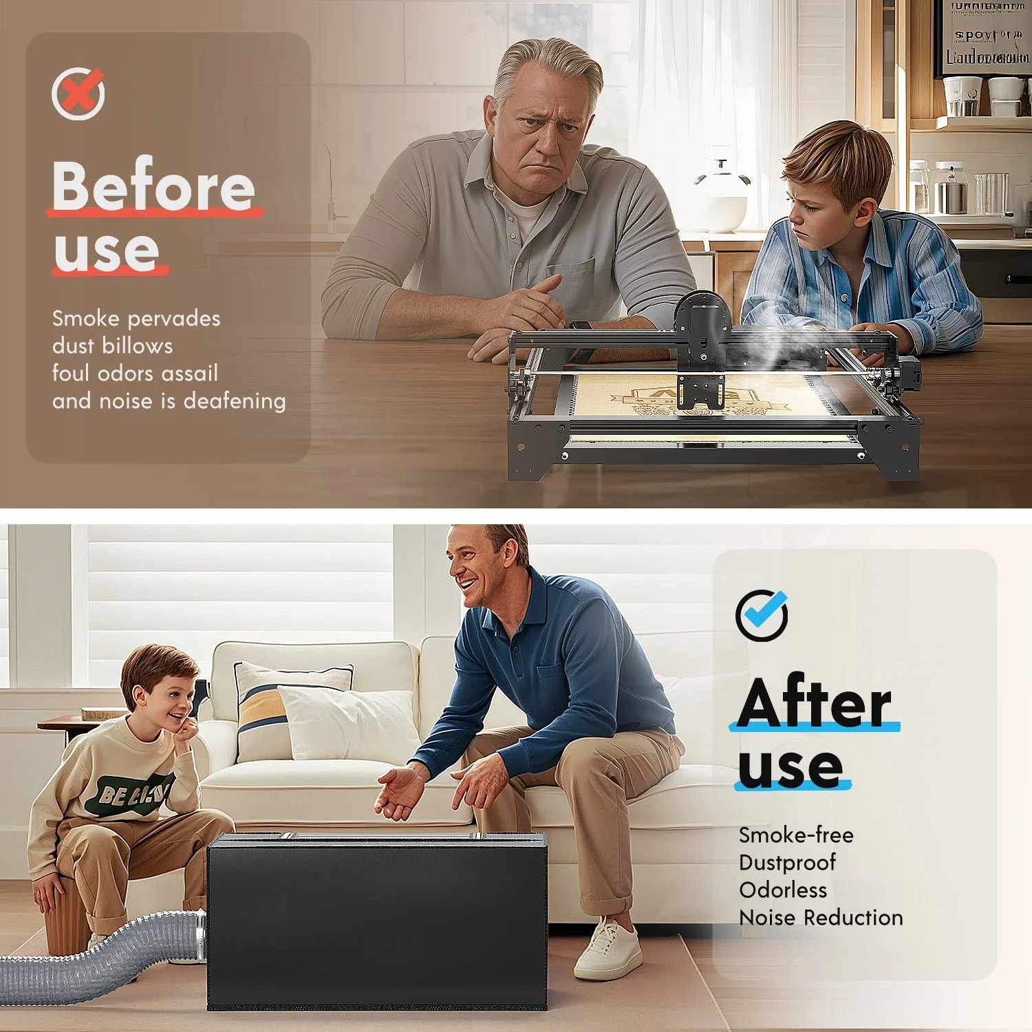 Laser Engraver Enclosure for Longer RAY5