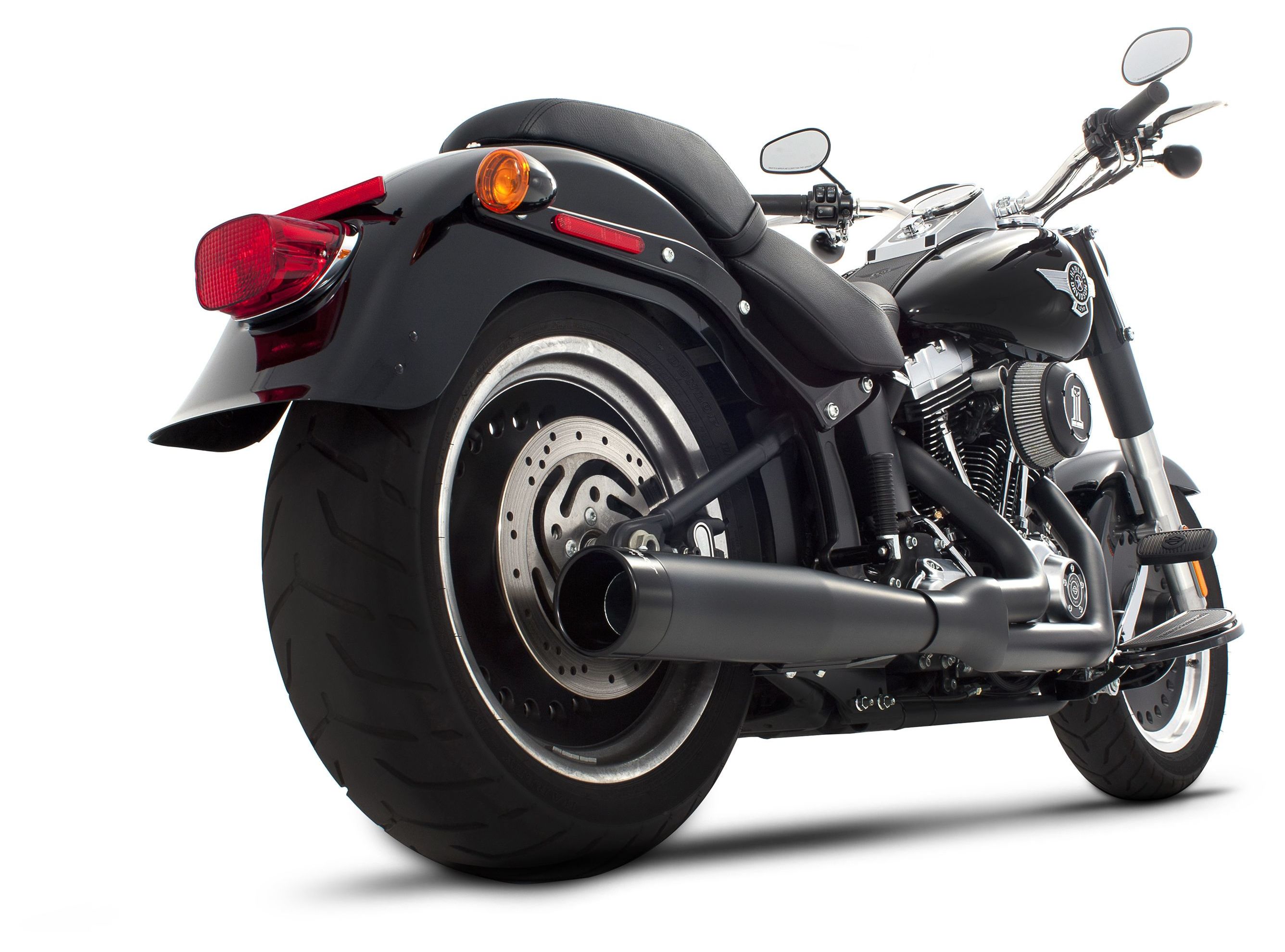 SportsBikeShop Rinehart 2-Into-1 Exhaust For Harley