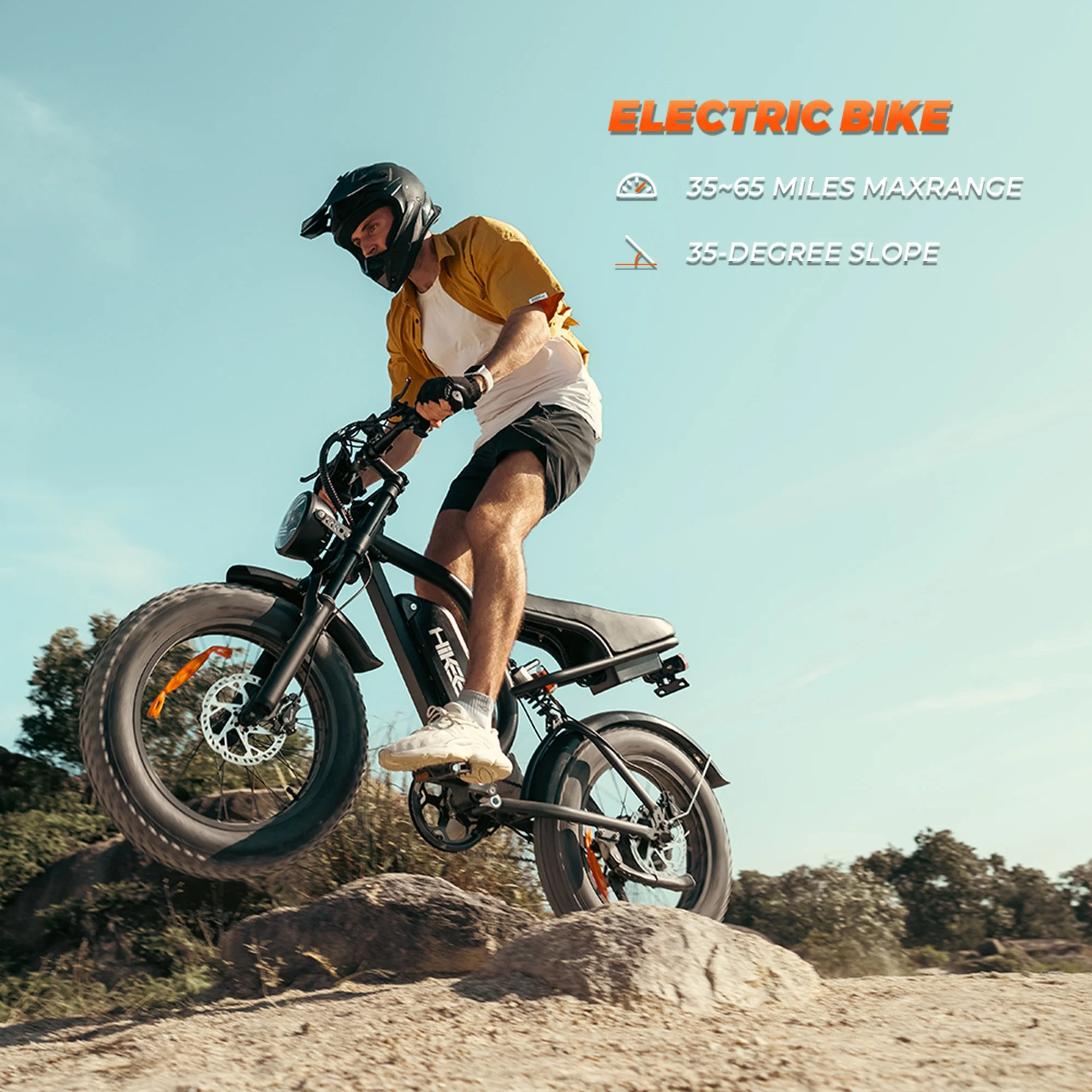 20" Fat Tire Electric Bike for Adults, 1500W Peak Adults Ebike, 48V 15Ah Battery Electric Mountain Bike UL2849 - Image 4
